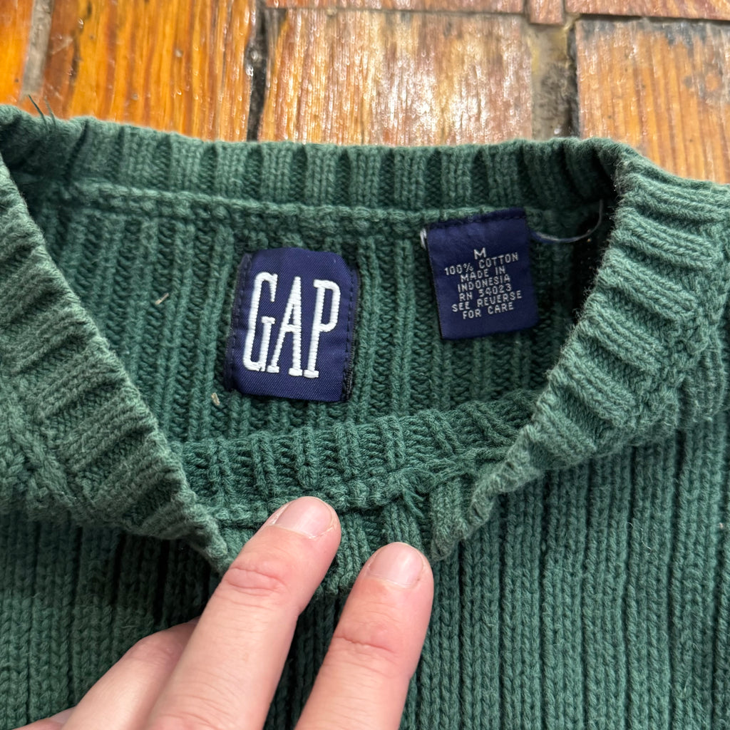 Vintage Gap Forest Green Sweater Sz M