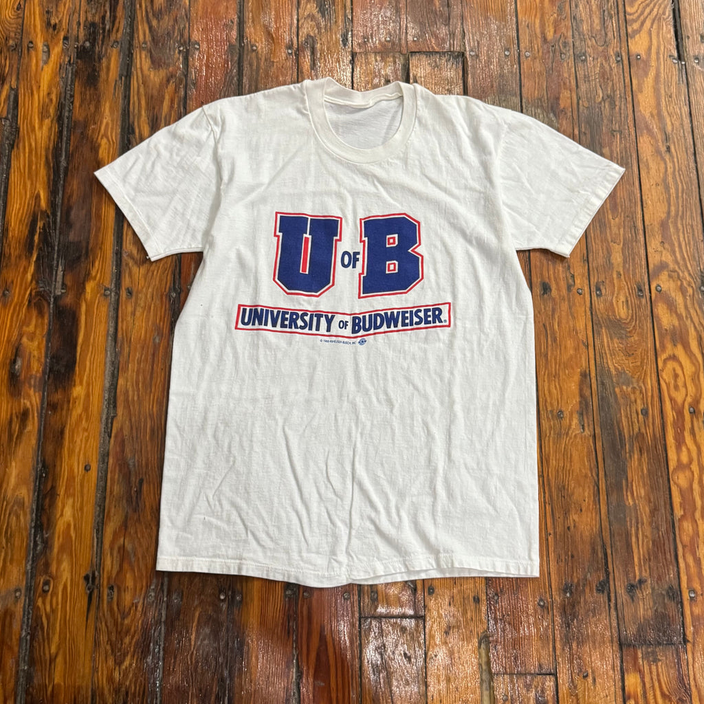 Vintage University of Budweiser T-shirt Sz M
