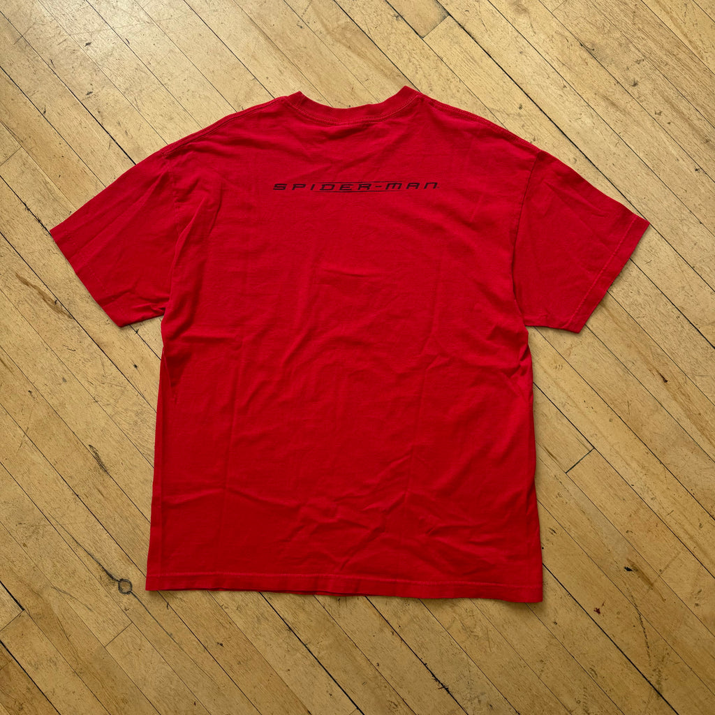 Y2K Spiderman Crew T-shirt Sz XL