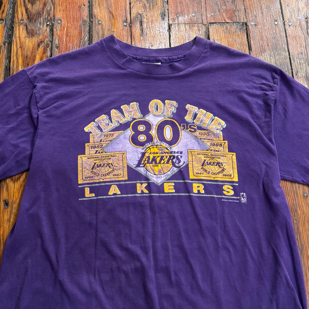 Vintage Las Angeles Lackeds Team of the 80s T-shirt Sz L