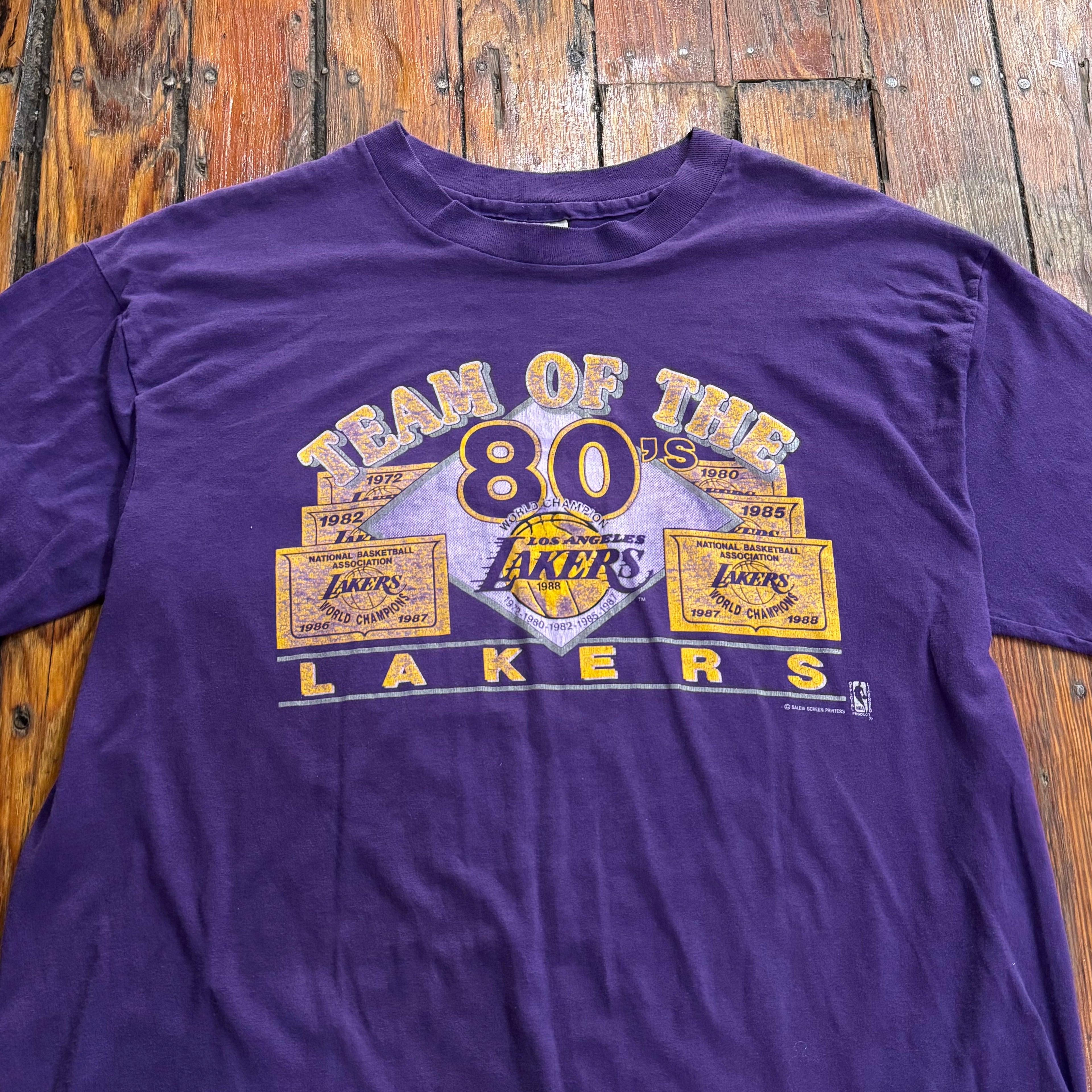 Vintage Las Angeles Lackeds Team of the 80s T-shirt Sz L