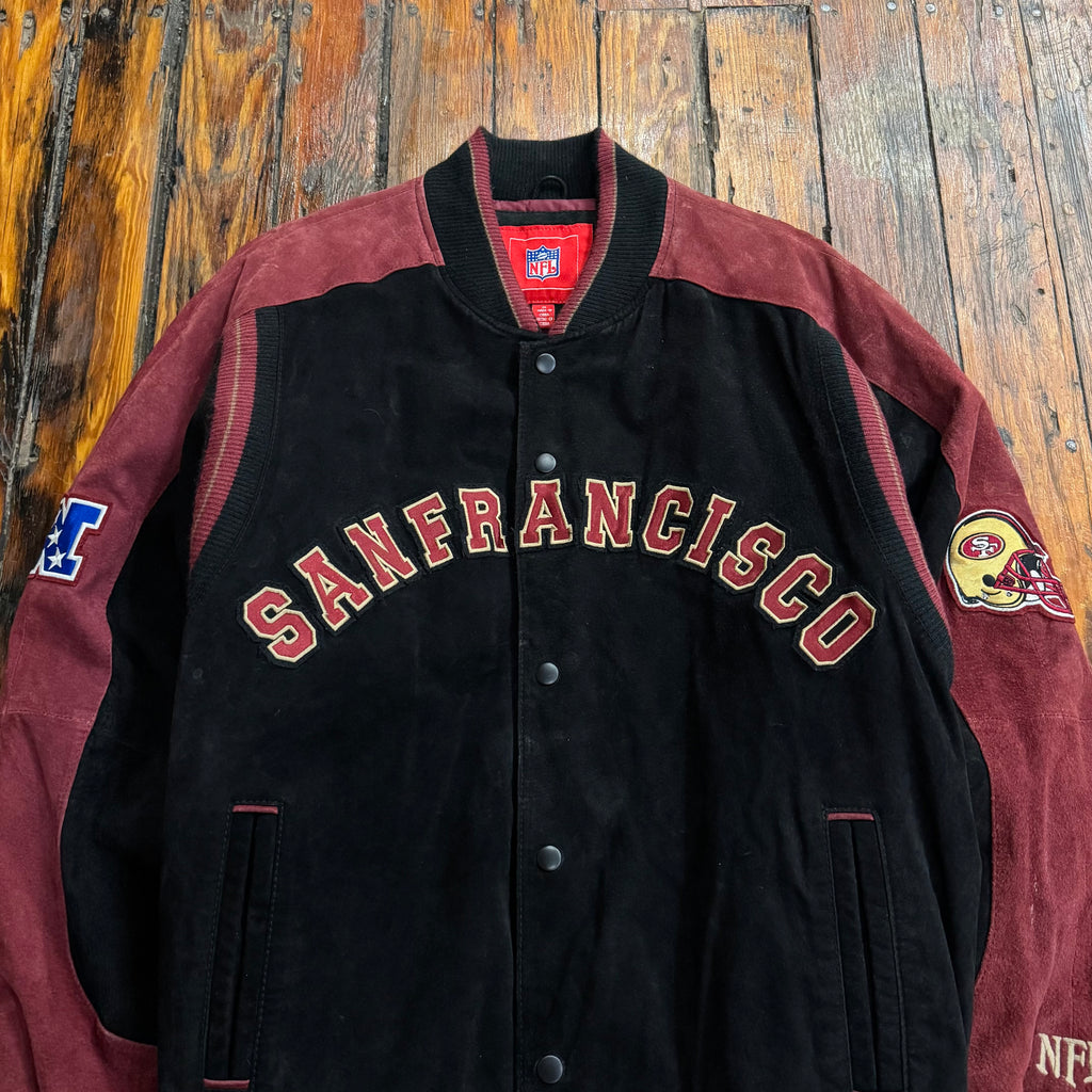 Vintage Suede San Francisco 49ers Jacket Sz M