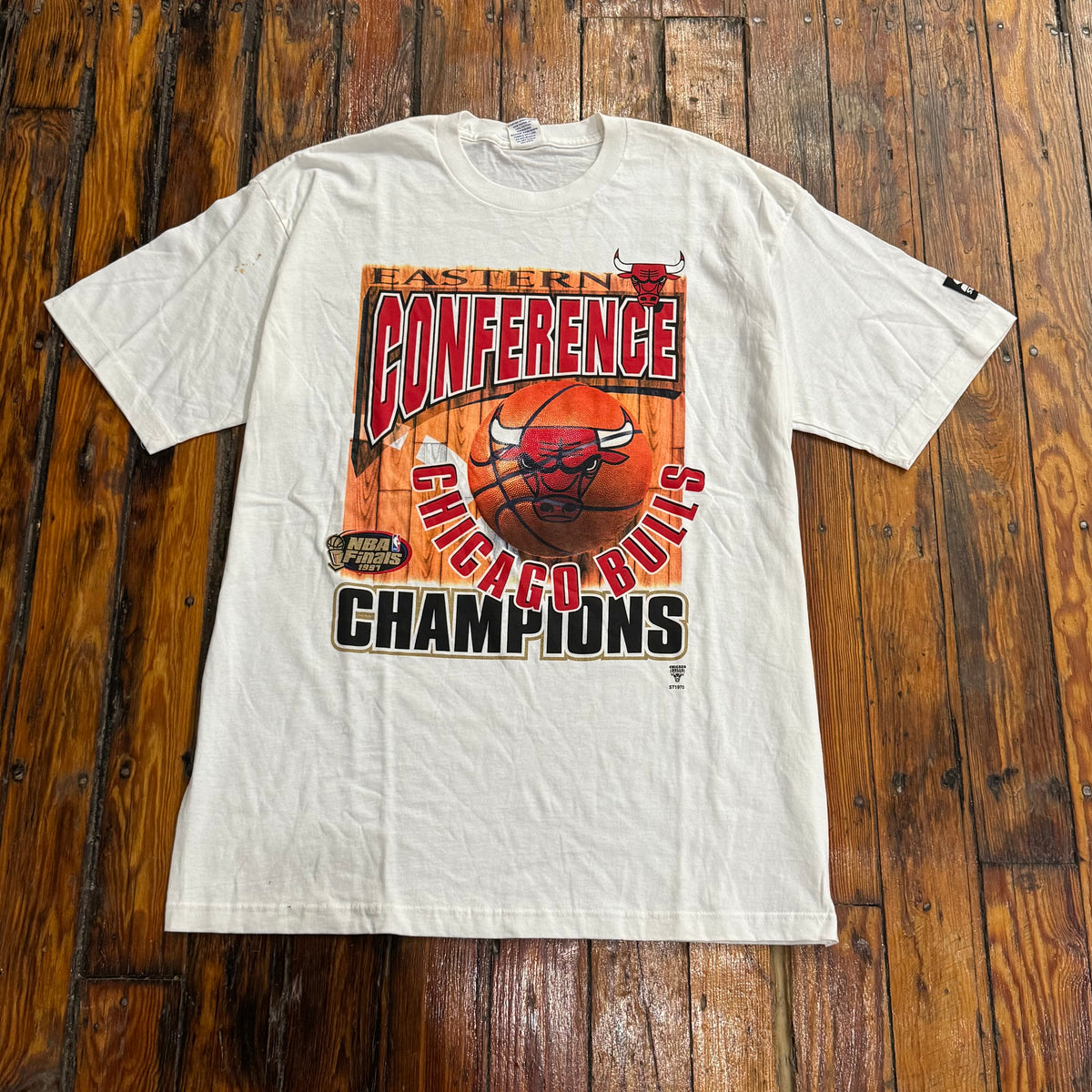 Vintage Chicago Bulls Eastern Conference T-shirt Sz XL (NEW)