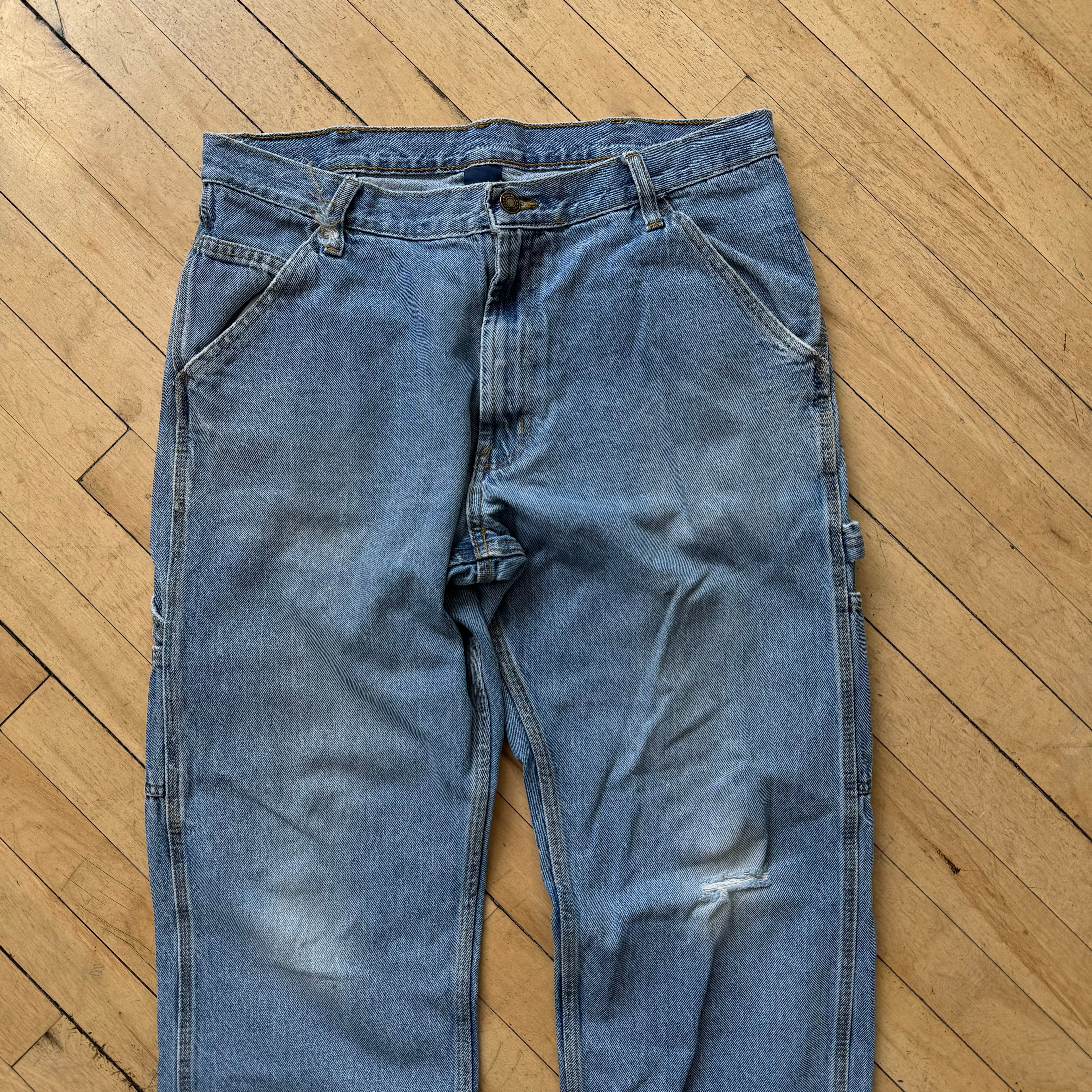 Vintage Baggy Carpenter Denim Jeans Sz 34x32