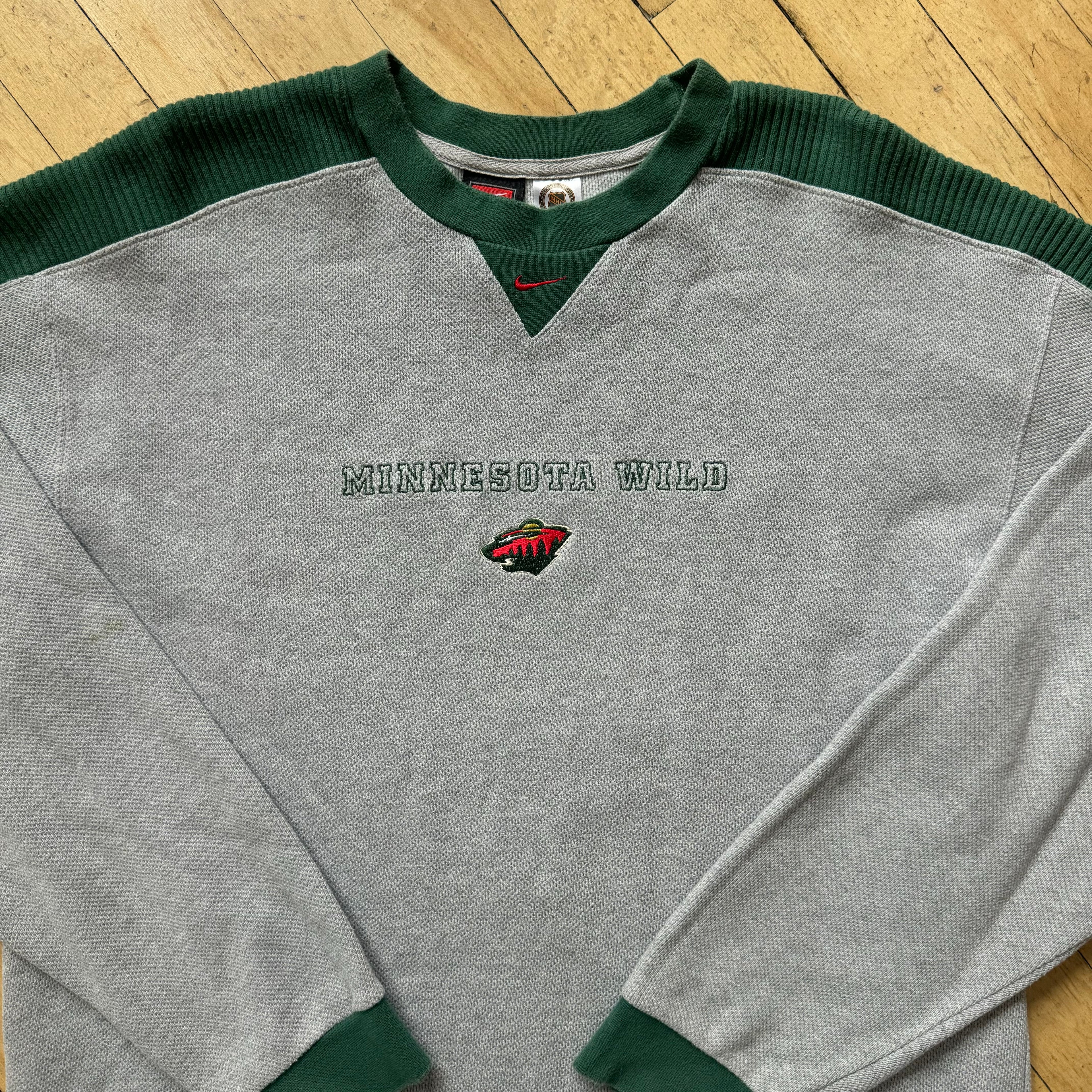 Vintage Nike Minnesota Wild Crewneck Sz XL