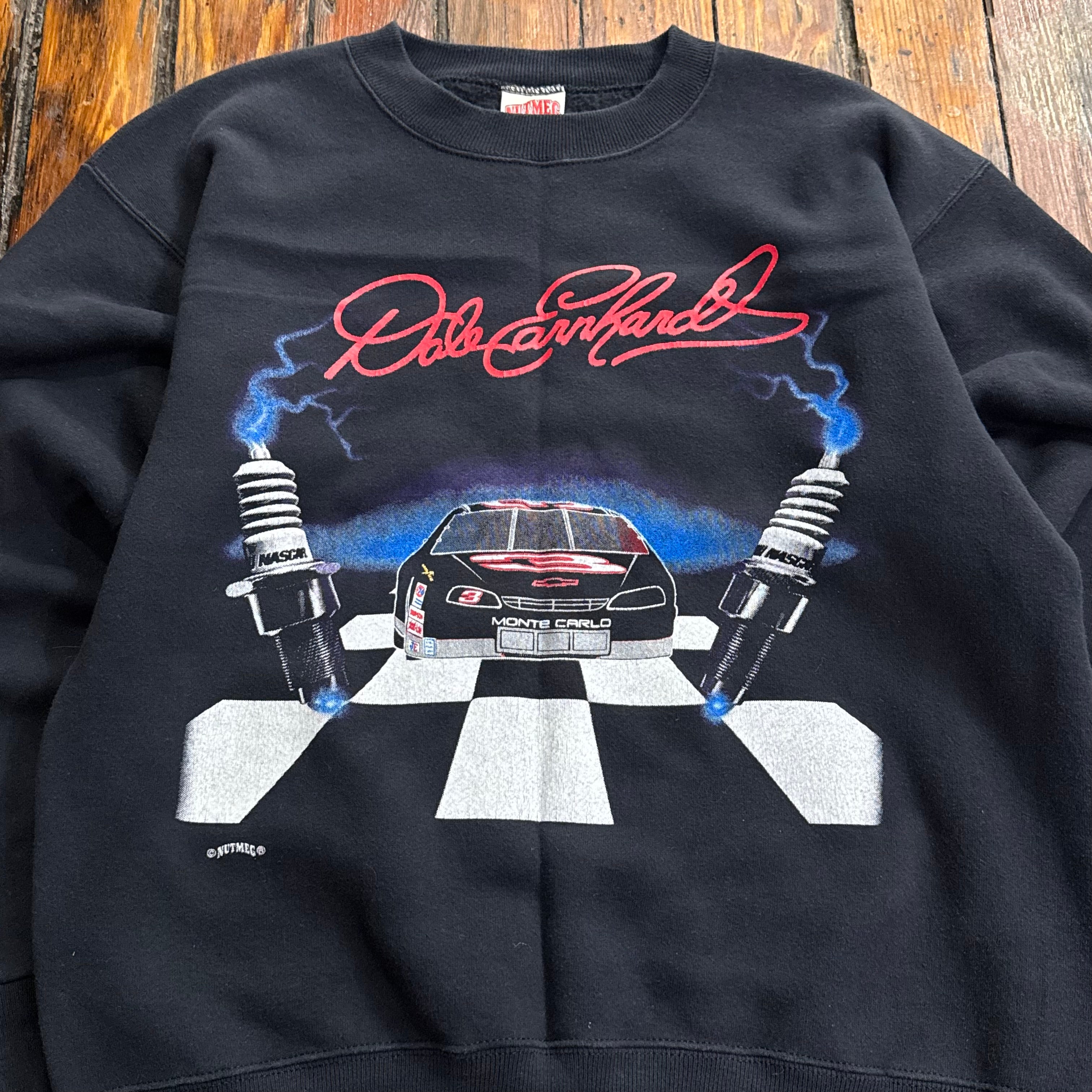 Vintage Dale Earnhardt Lighting Crewneck Sz M