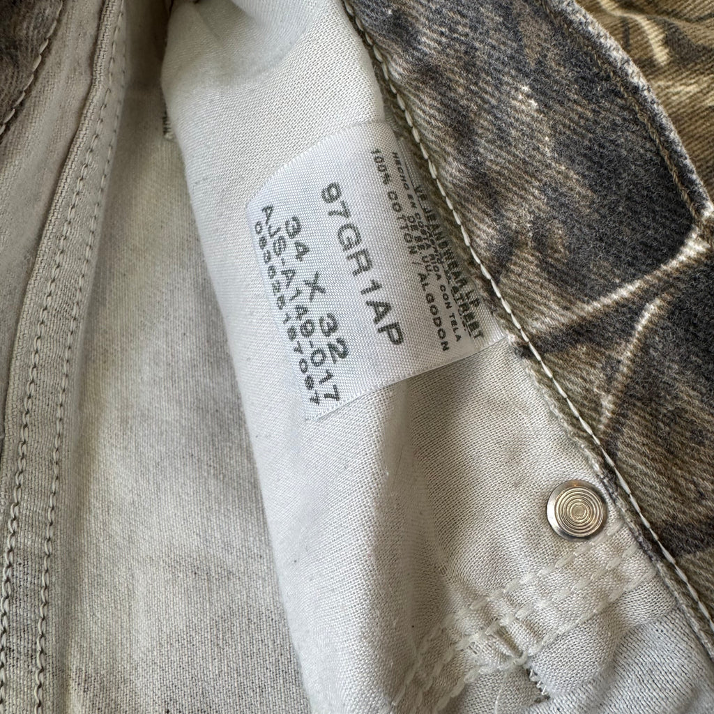 Vintage Wrangler Camo Denim Double Knee Jeans Sz 32x34