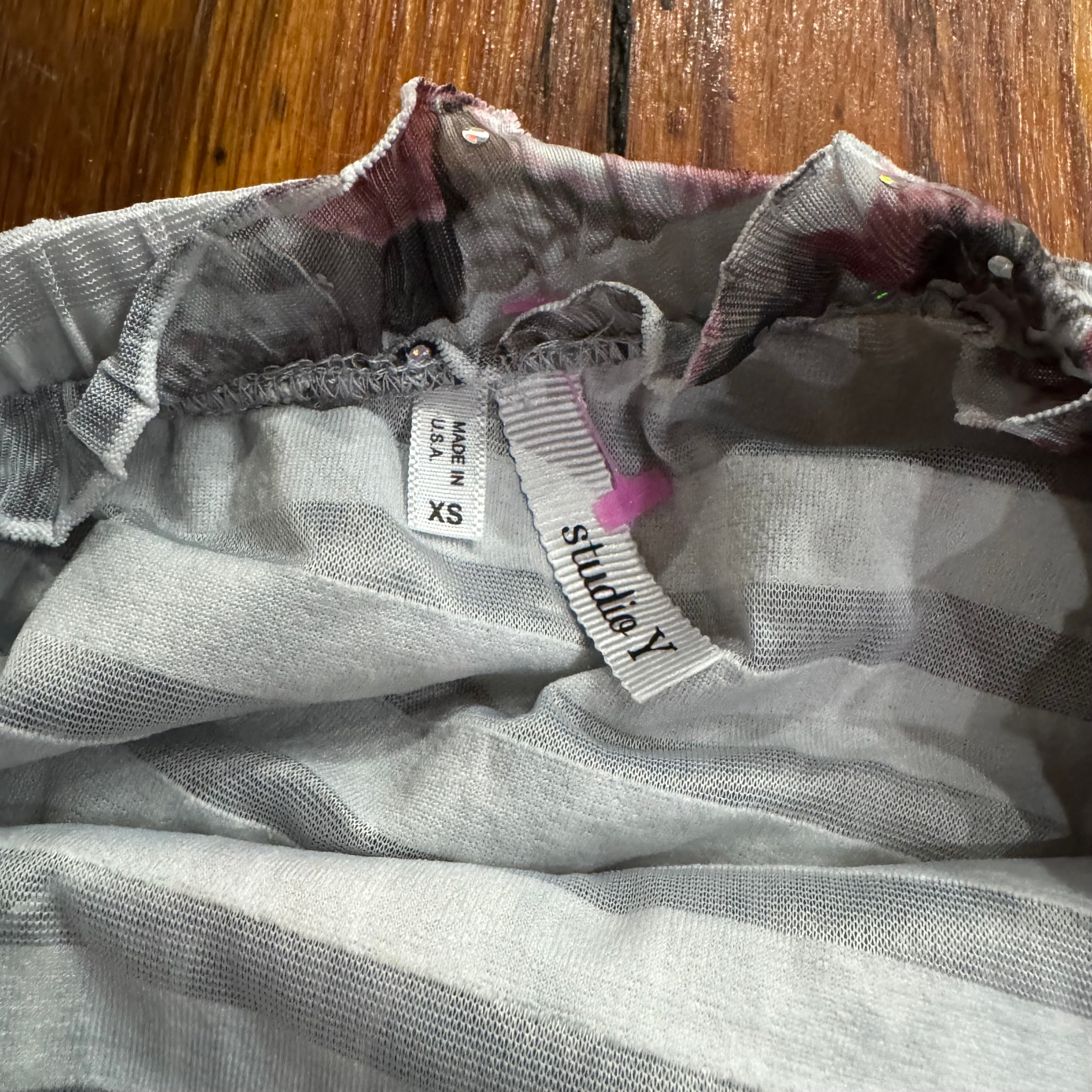 Y2K Studio Y Tie Top Sz XS