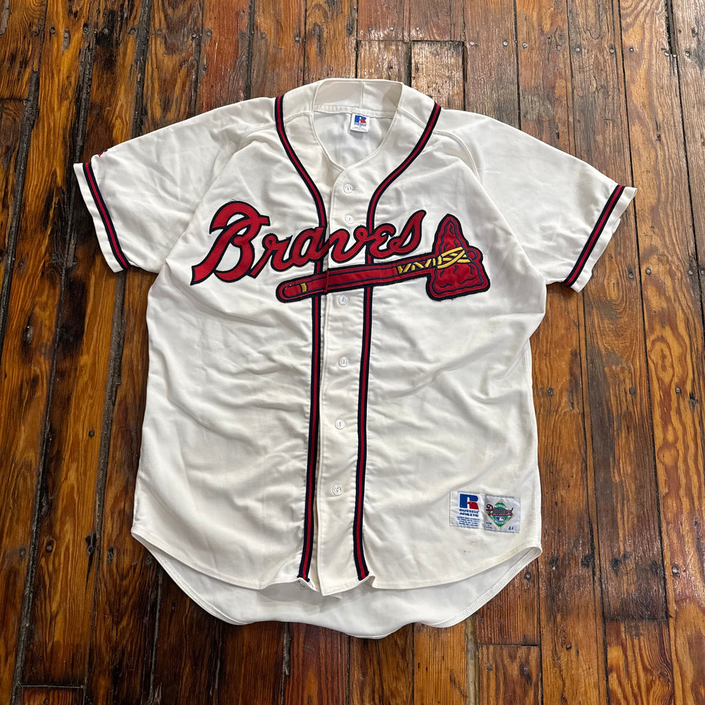 Vintage Atlanta Braves Baseball Jersey Sz L