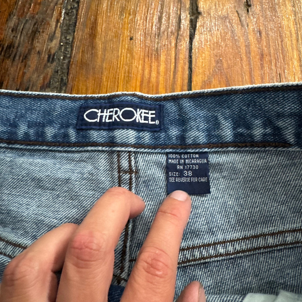 Vintage Cherokee Denim Jean Shorts Sz 38