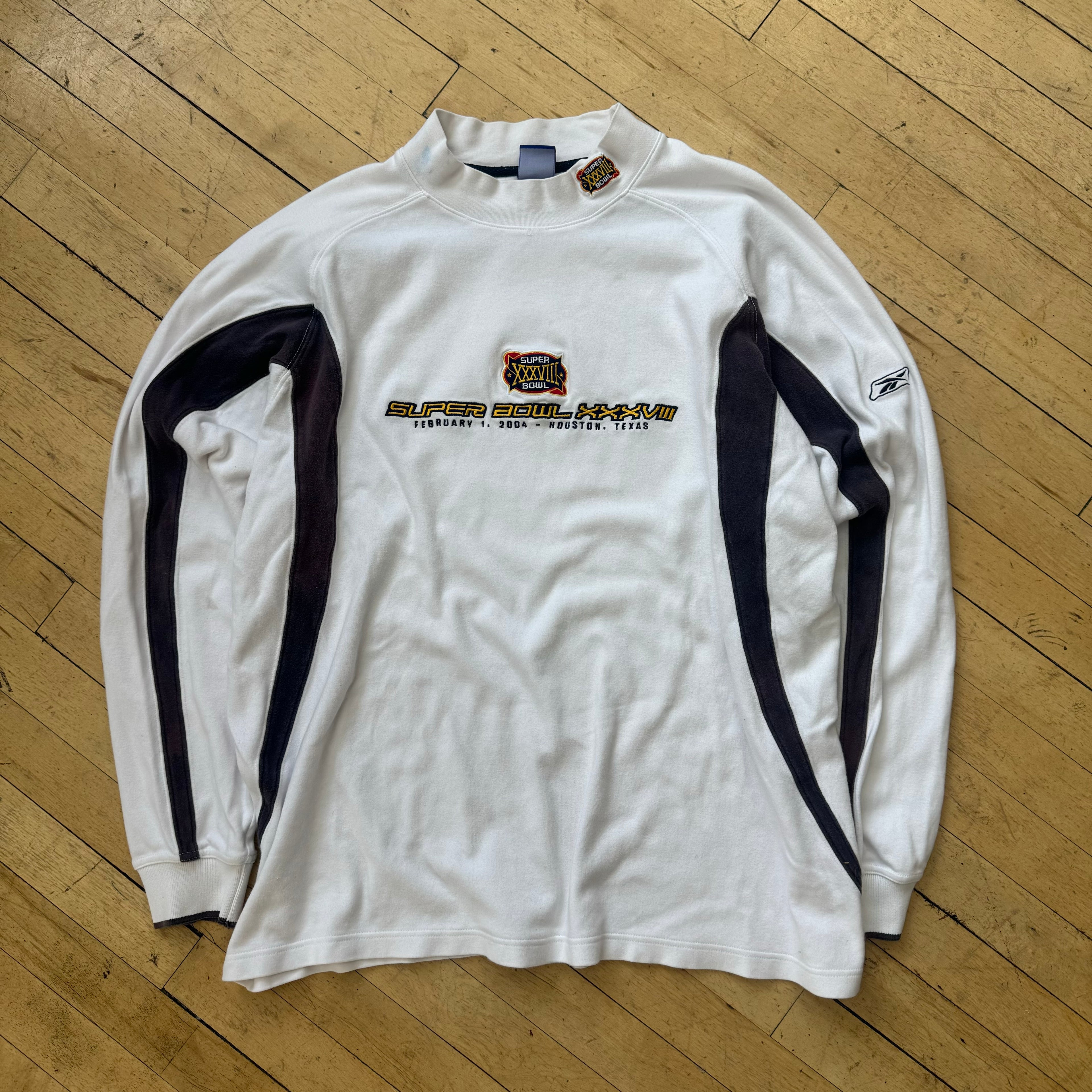 Vintage Super Bowl Houston Texas CrewNeck Sz XXL