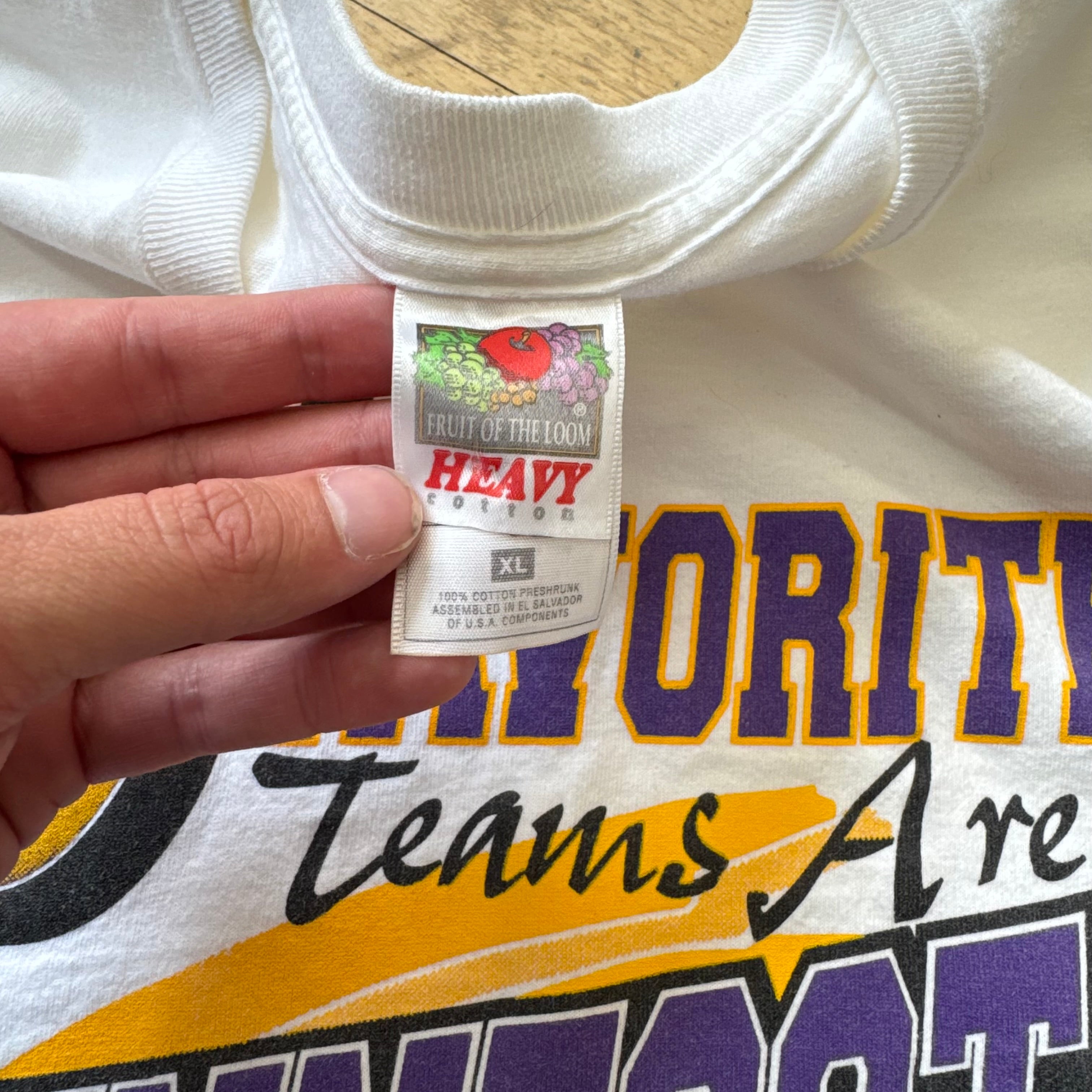 My two favorite teams are Vikings & … T-shirt Sz L