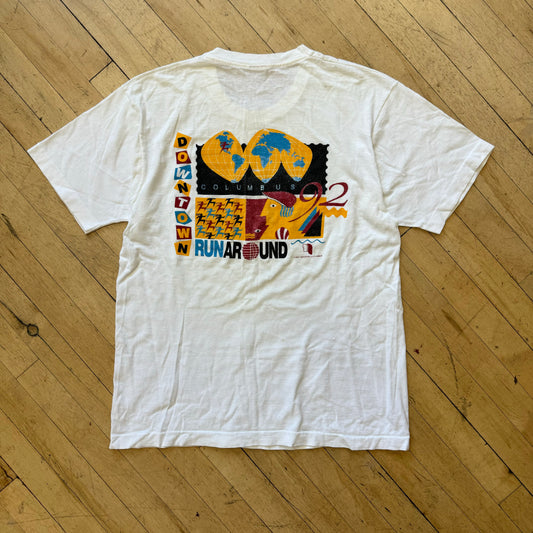 Vintage 500 Quincentennial Runaround T-shirt Sz L