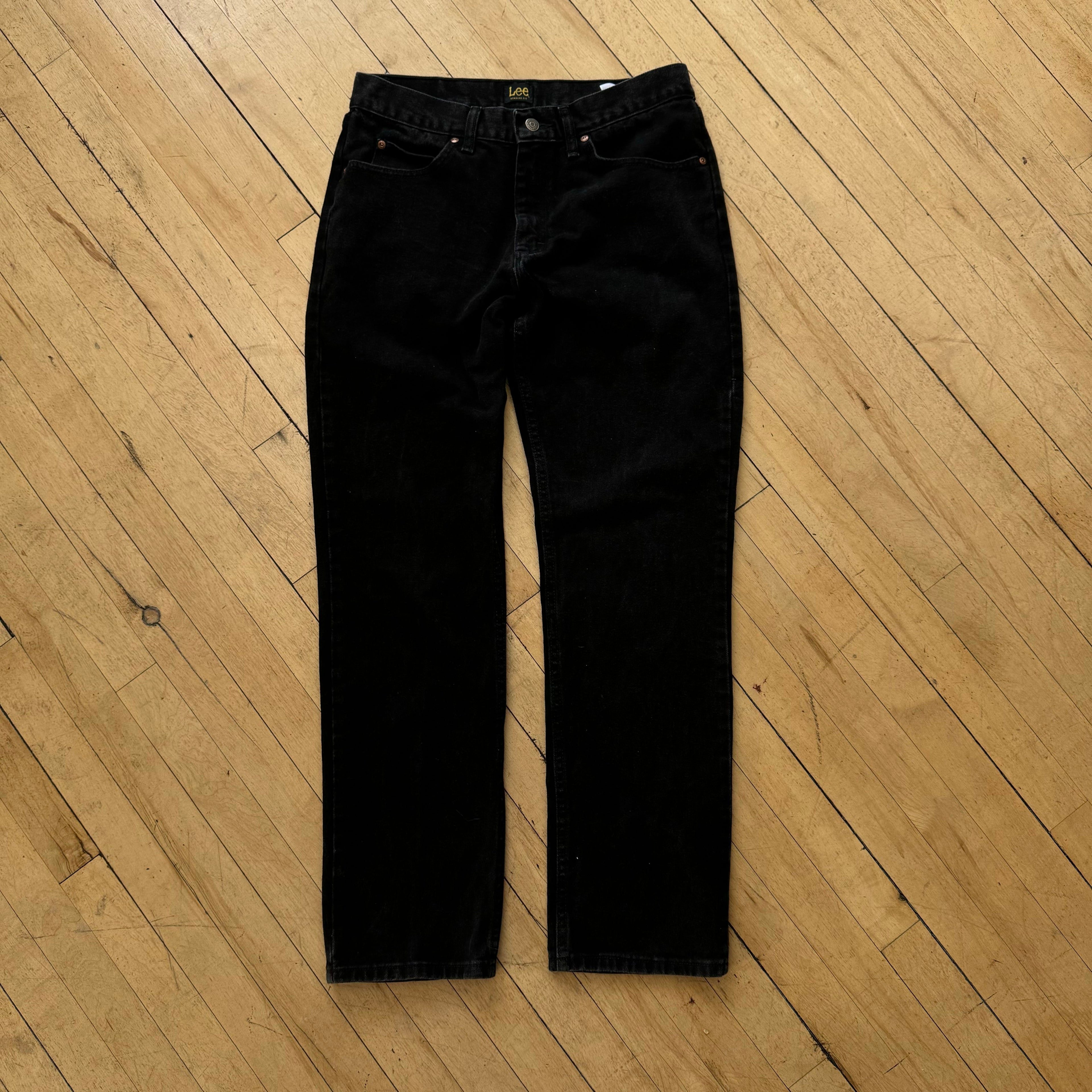 Black Lee Denim Jeans Sz 32x32