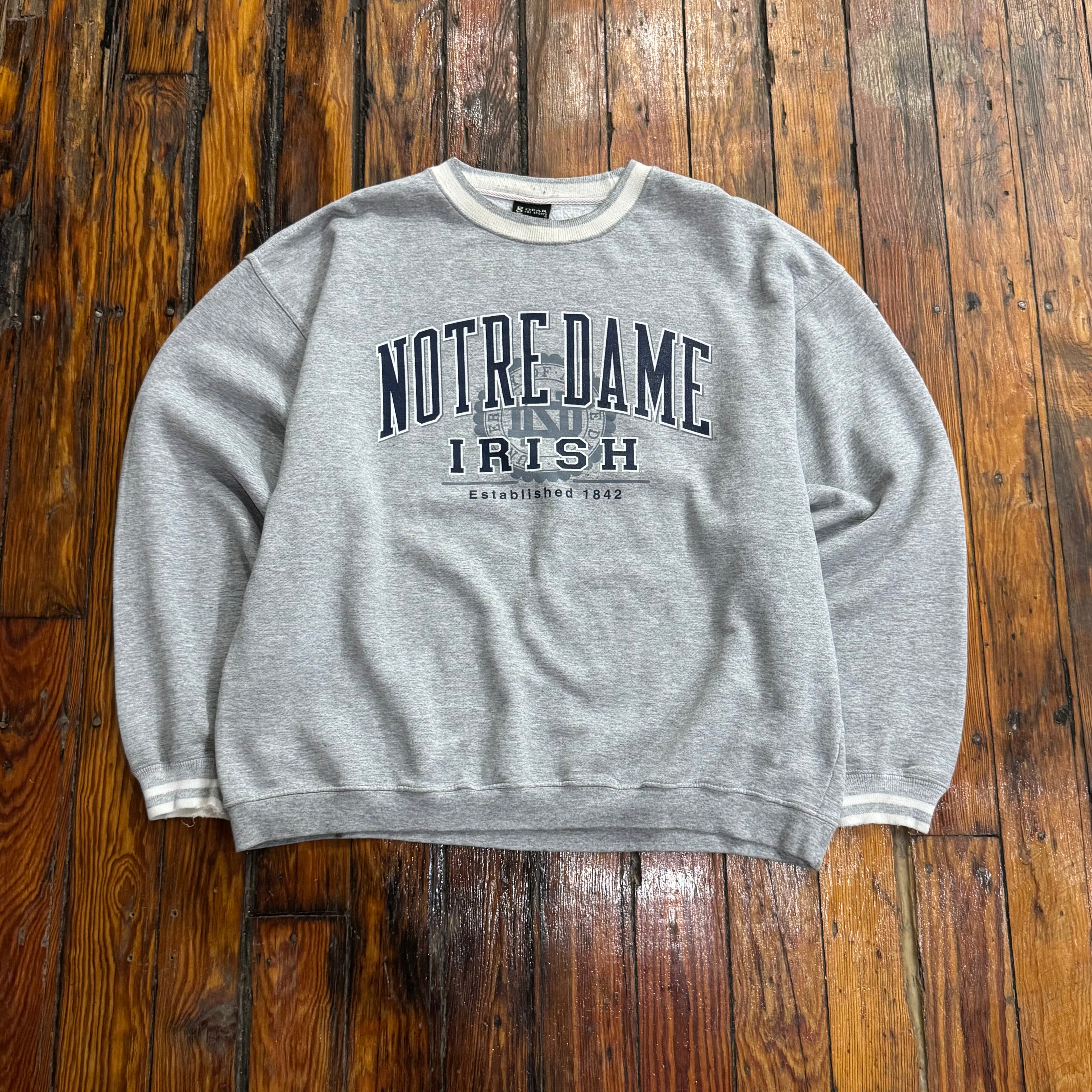 Vintage Notre Dame Irish Crewneck Sz L