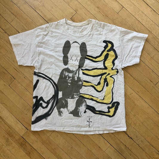 Kaws X Catus Jack Fragment T-shirt Sz L