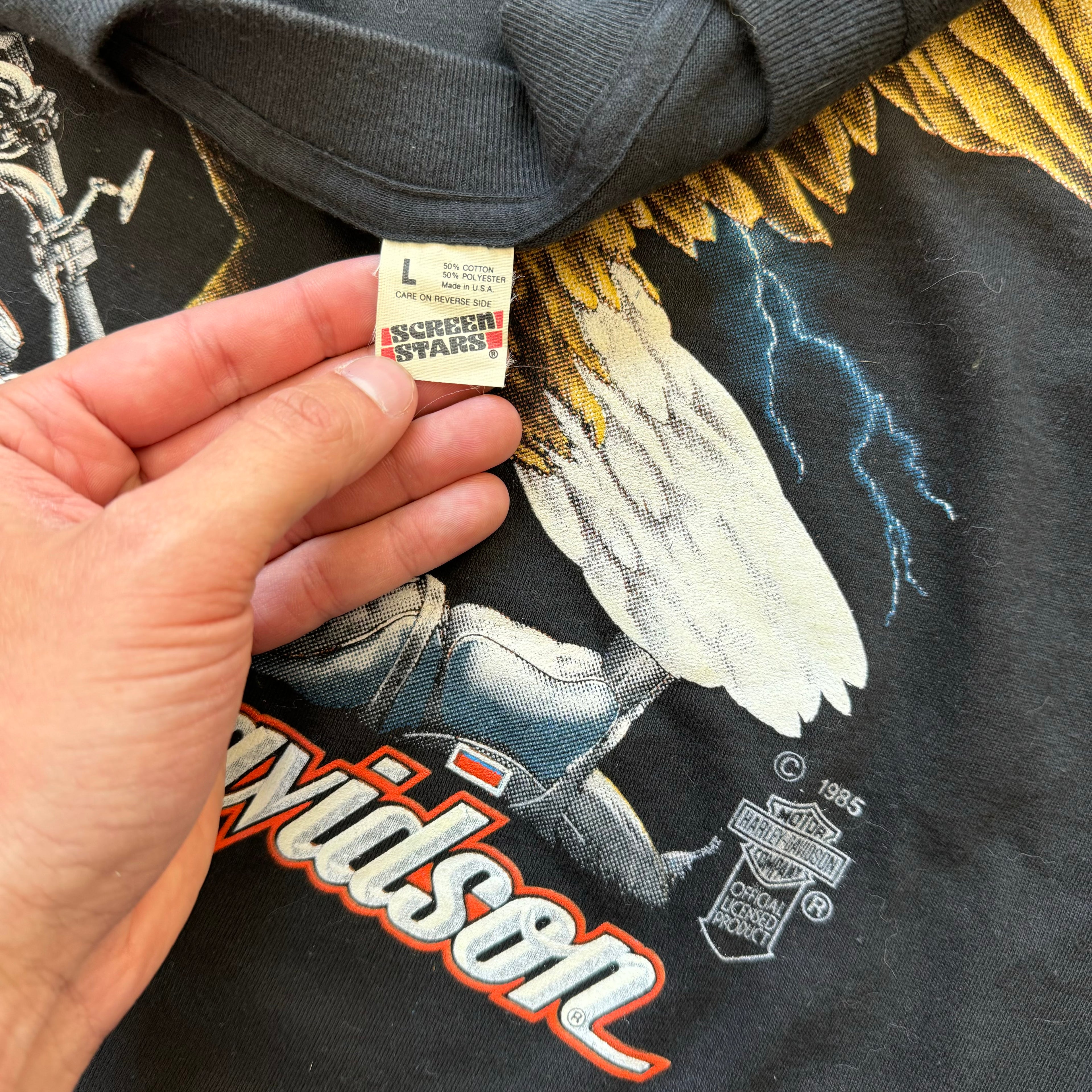 Vintage 80’s Harley Davidson T-shirt Sz L