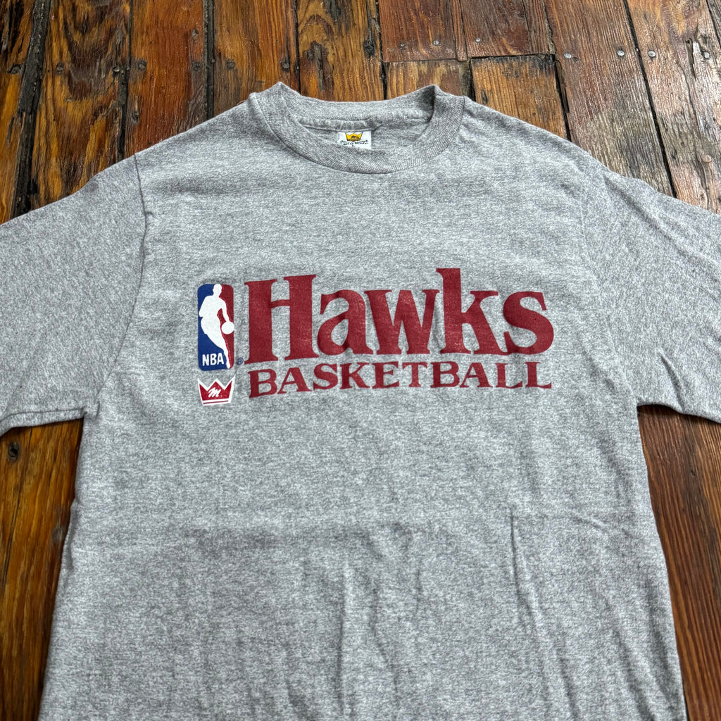 Vintage Hawks Basketball NBA T-shirt Sz L