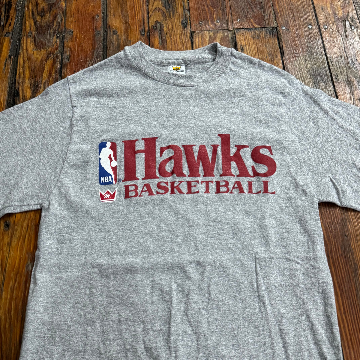 Vintage Hawks Basketball NBA T-shirt Sz L