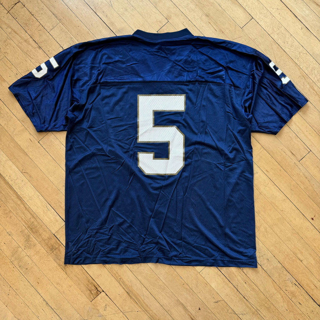 Vintage Adidas Notre Dame #5 Football Jersey Sz XL