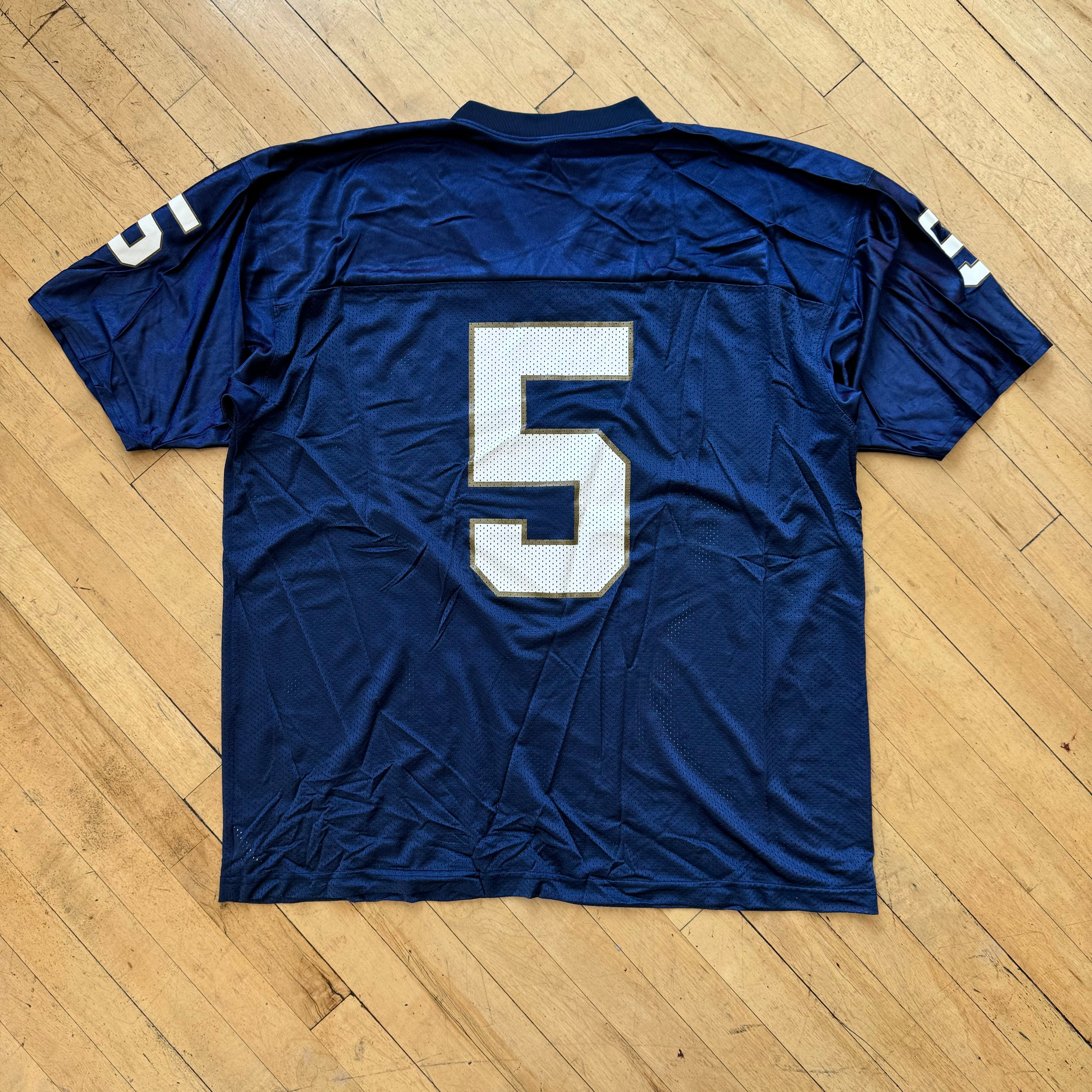 Vintage Adidas Notre Dame #5 Football Jersey Sz XL