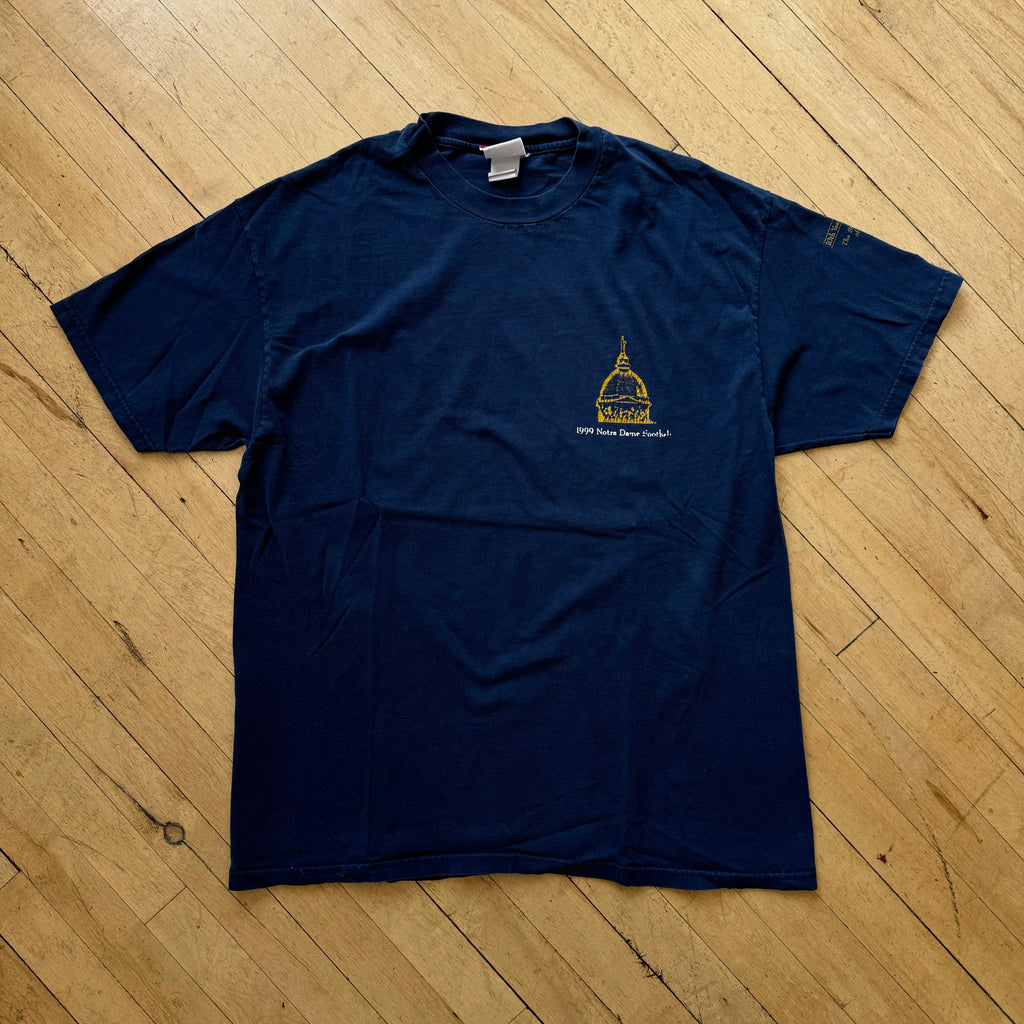 Vintage Champion Notre Dame Football T-shirt Sz L