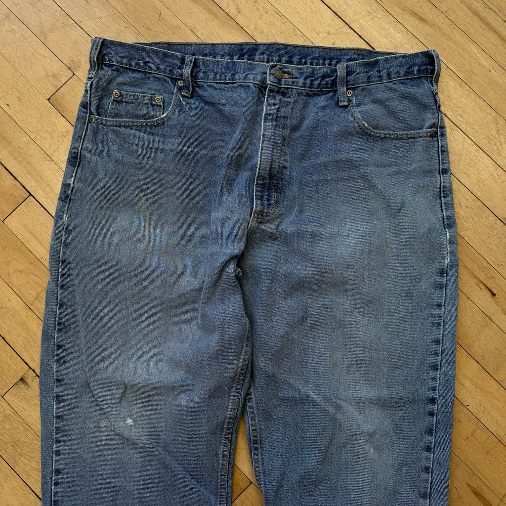 Vintage Light Wash Denim Jeans Sz 40x32