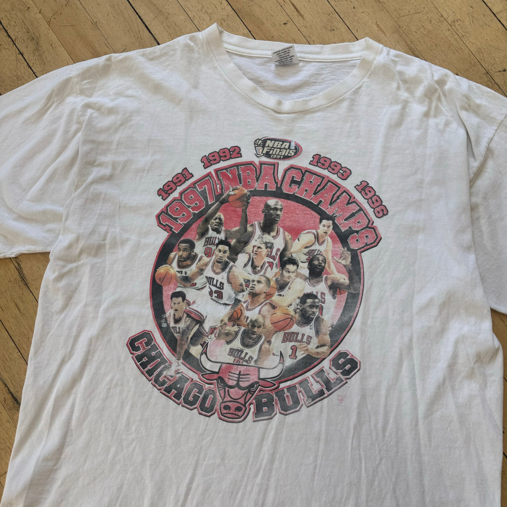 Vintage Chicago Bulls 1997 Champions T-shirt Sz XL
