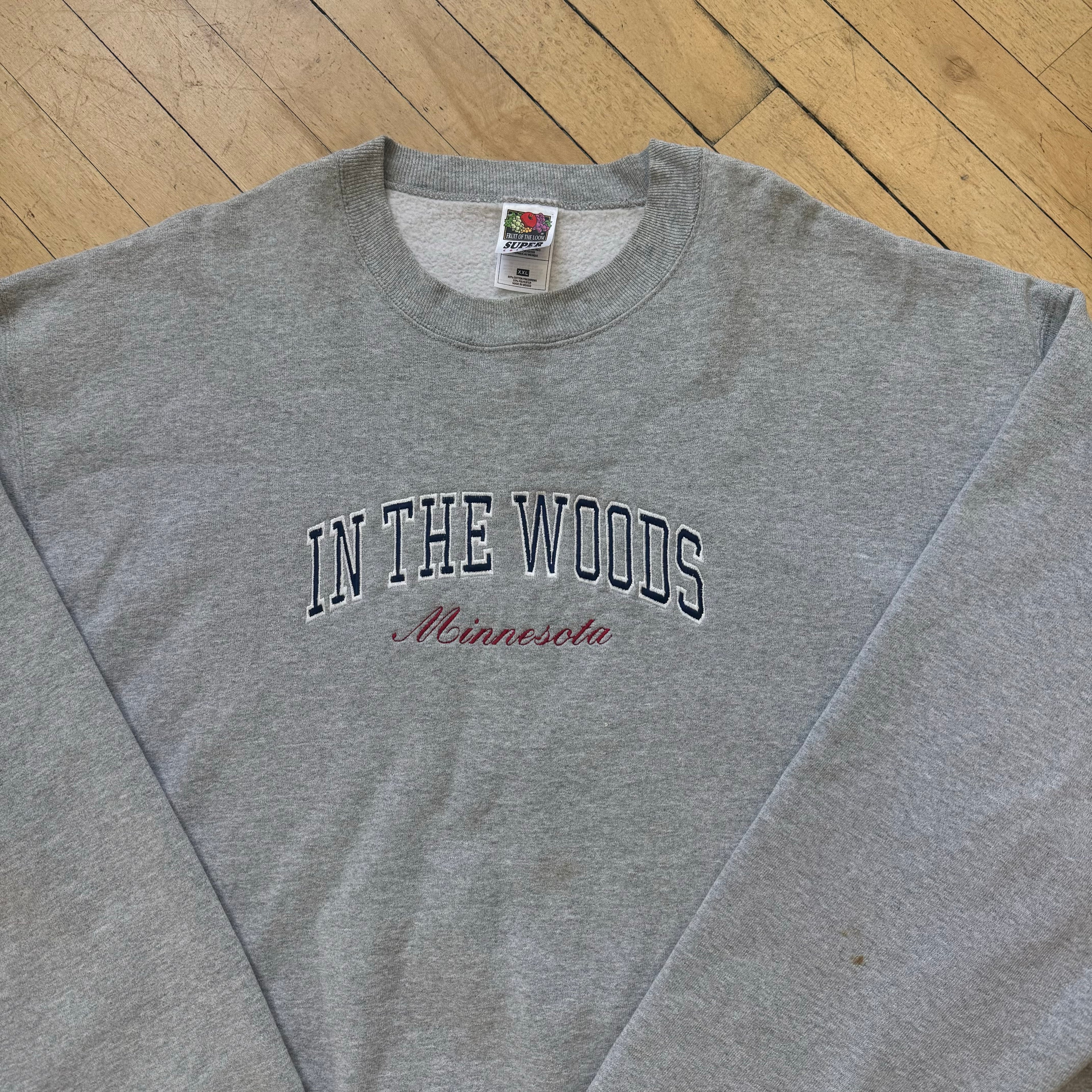 Vintage In The Woods Minnesota CrewNeck Sz XXL