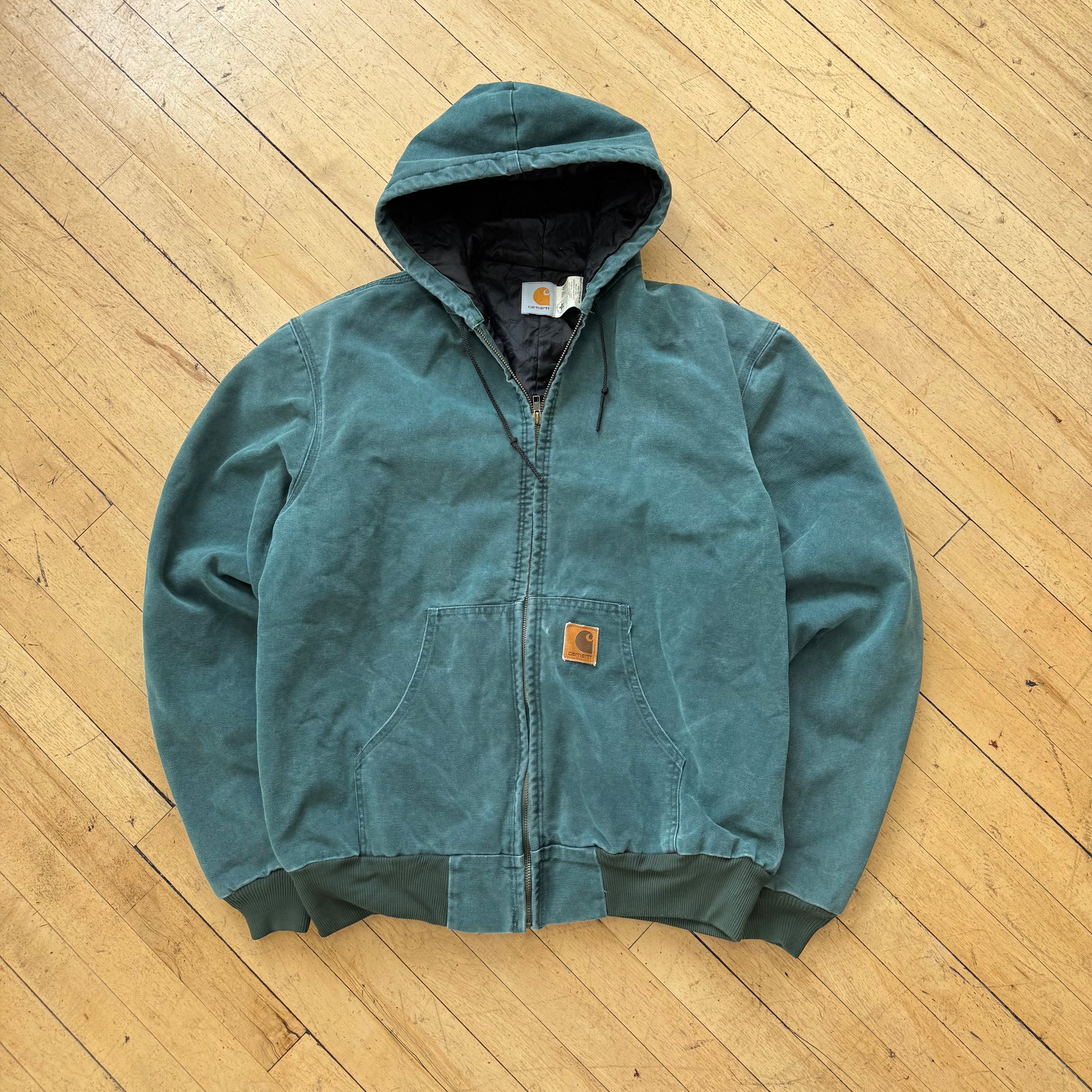 Vintage Carhartt J06HTG Hooded Jacket Sz L
