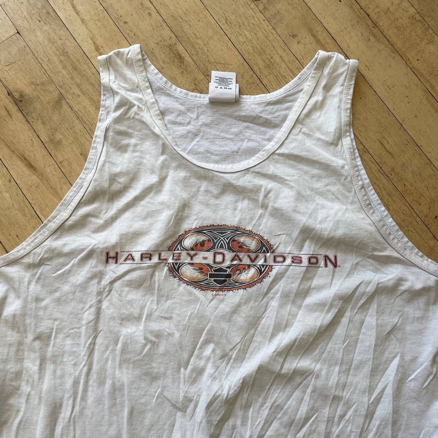 2001 Harley Davidson Tank Top T-shirt Sz L