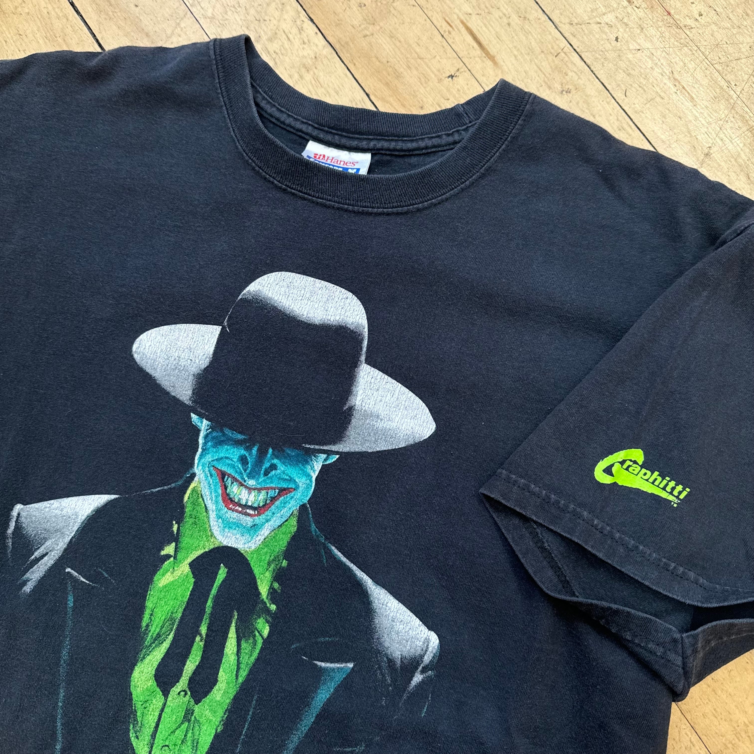 Vintage Joker Batman Movie Promo T-shirt Sz L