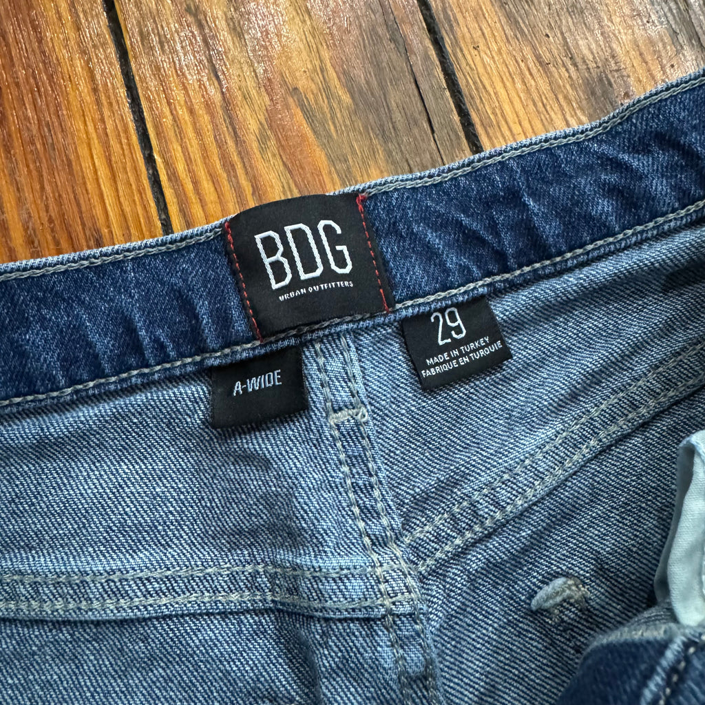 Vintage Wide Leg BDG Denim Jeans Sz 29