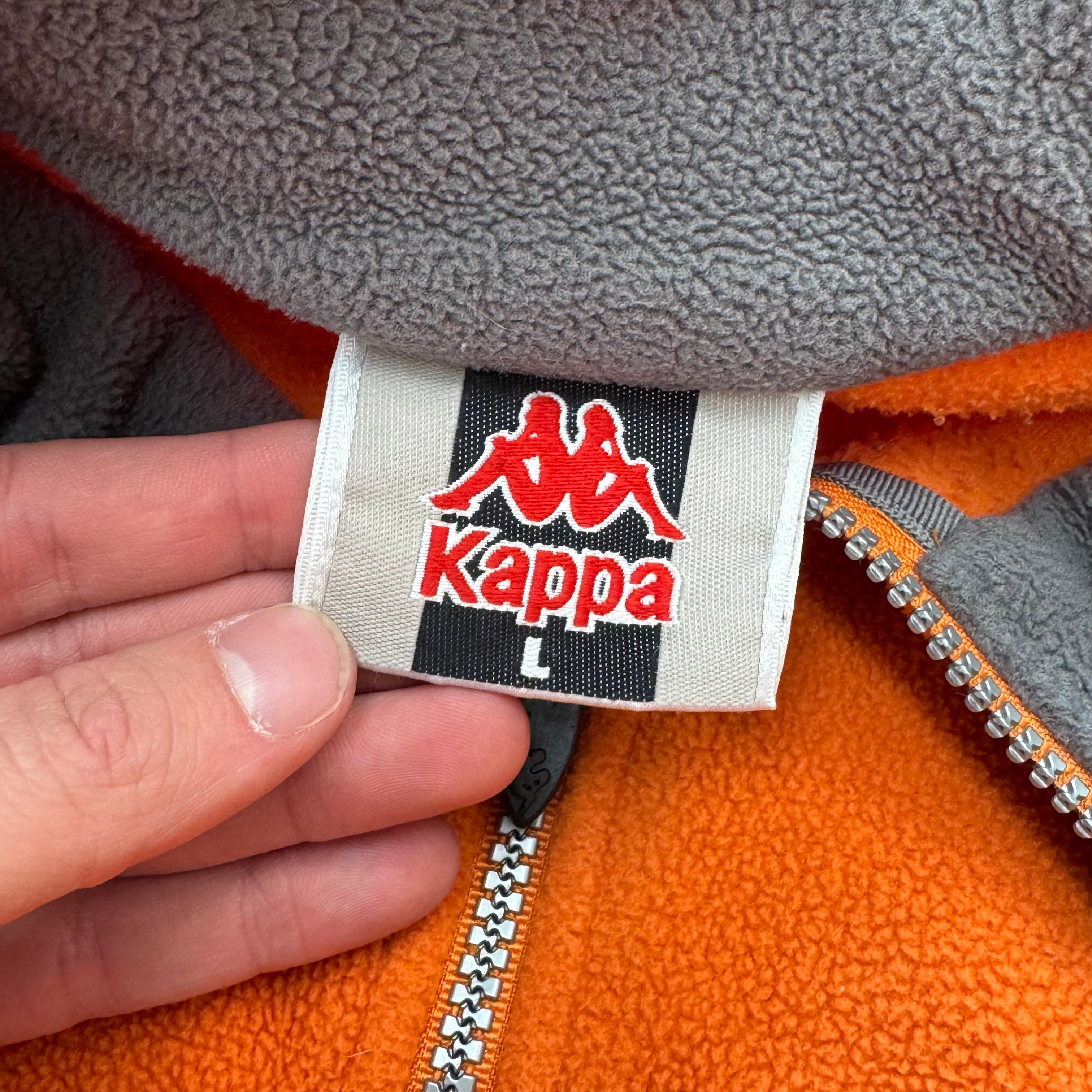 Y2K Kappa Fleece Jacket Sz L