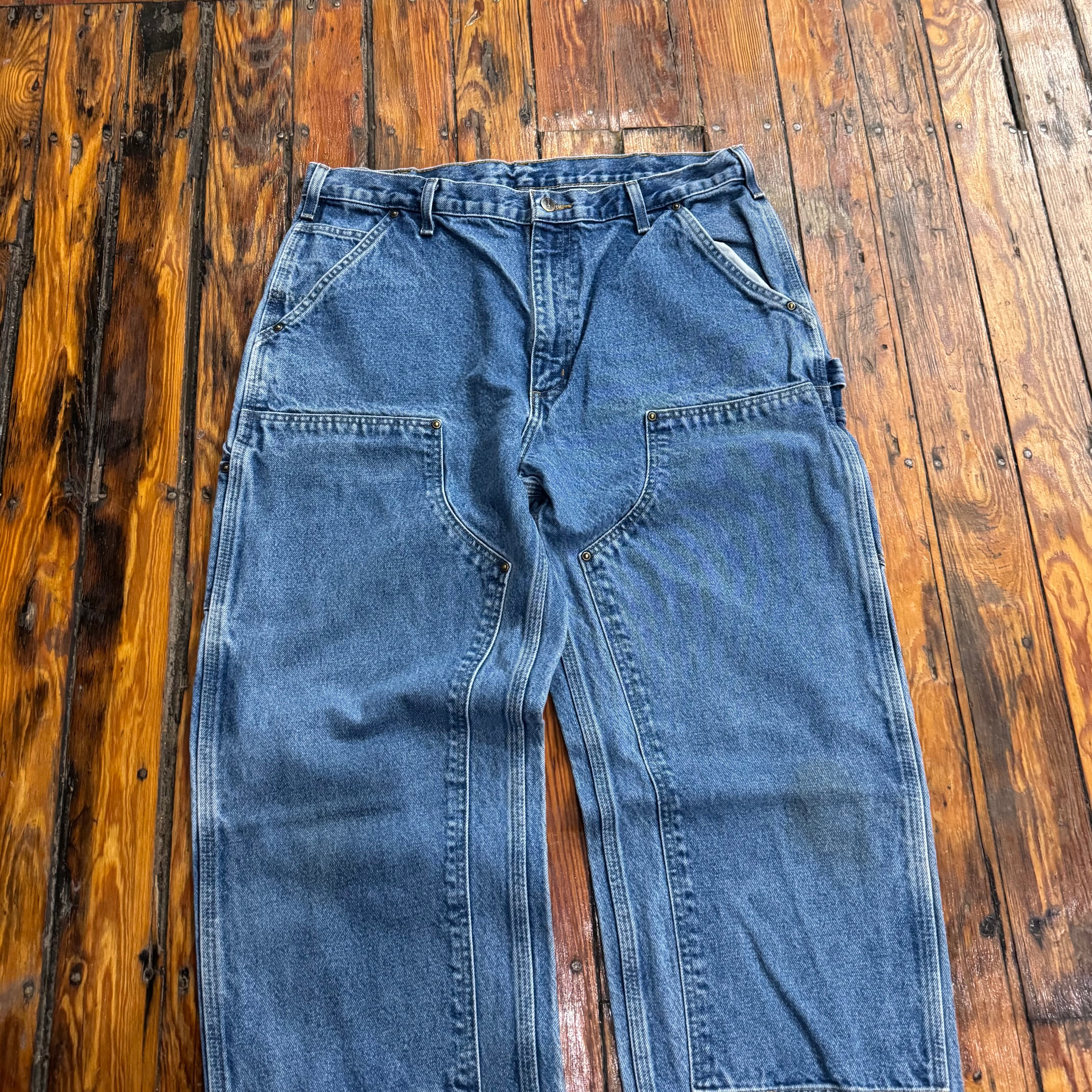 Vintage Carhartt Double Knee Denim Jeans Sz