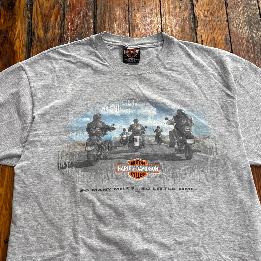 Vintage Harley Davidson So many Miles T-shirt Sz XL