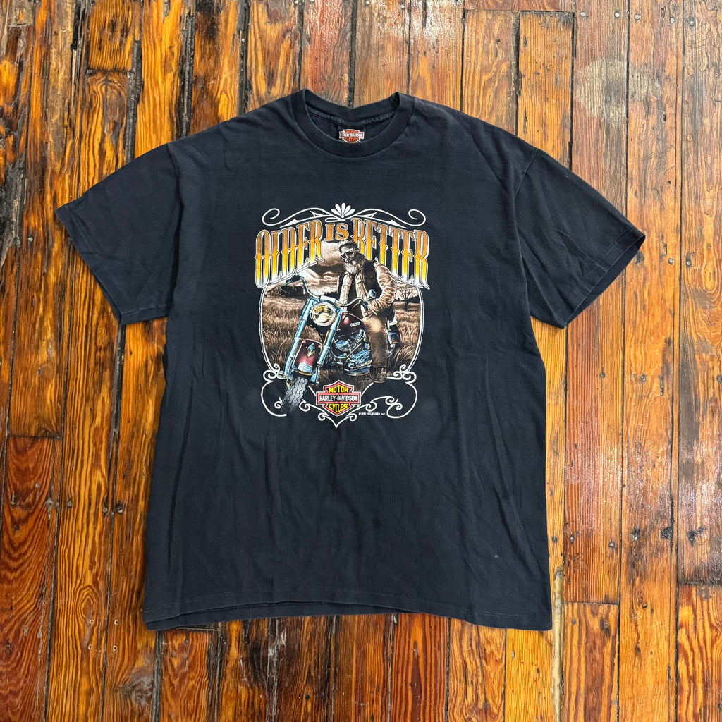 Vintage Harley Davidson Older is Better T-shirt Sz XL