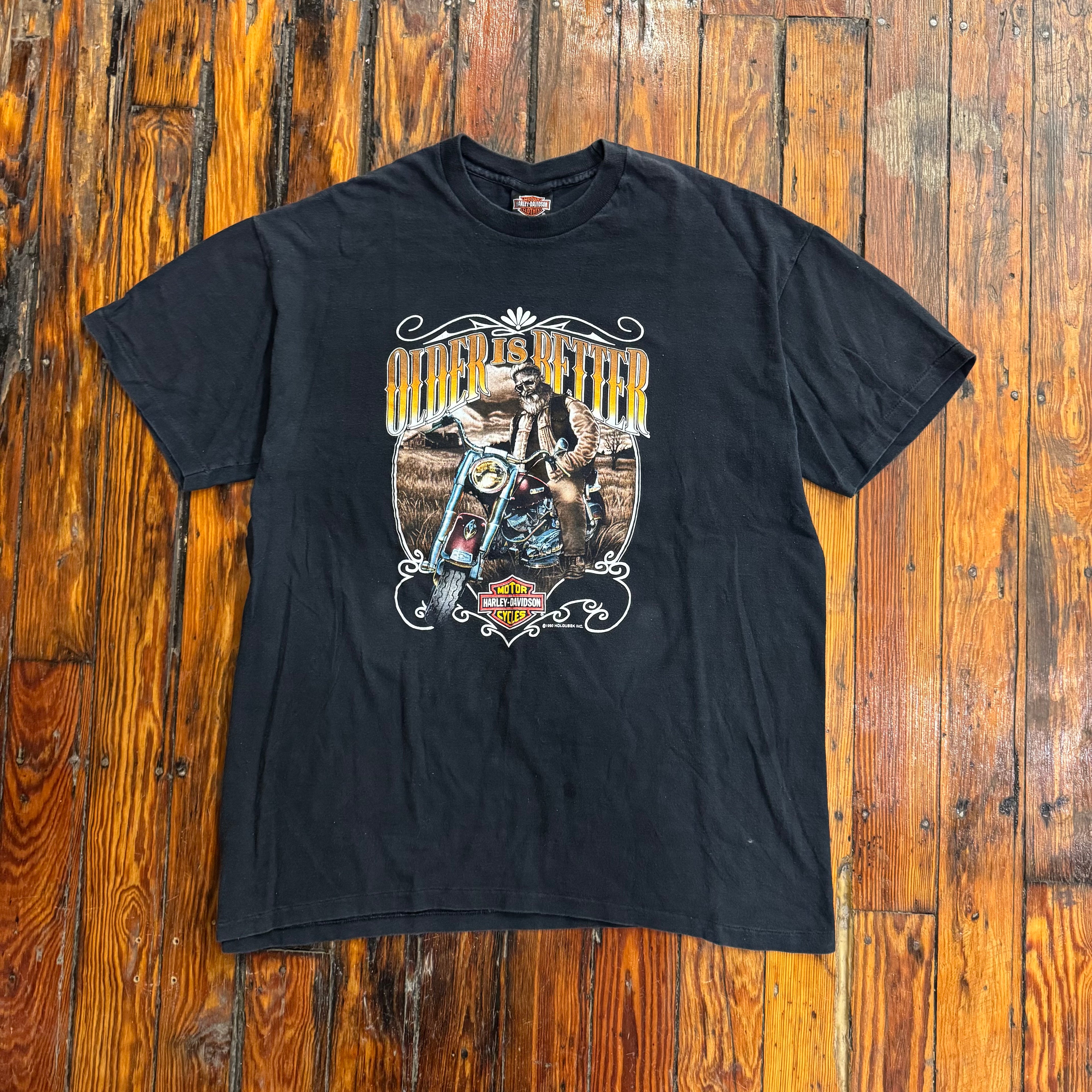 Vintage Harley Davidson Older is Better T-shirt Sz XL