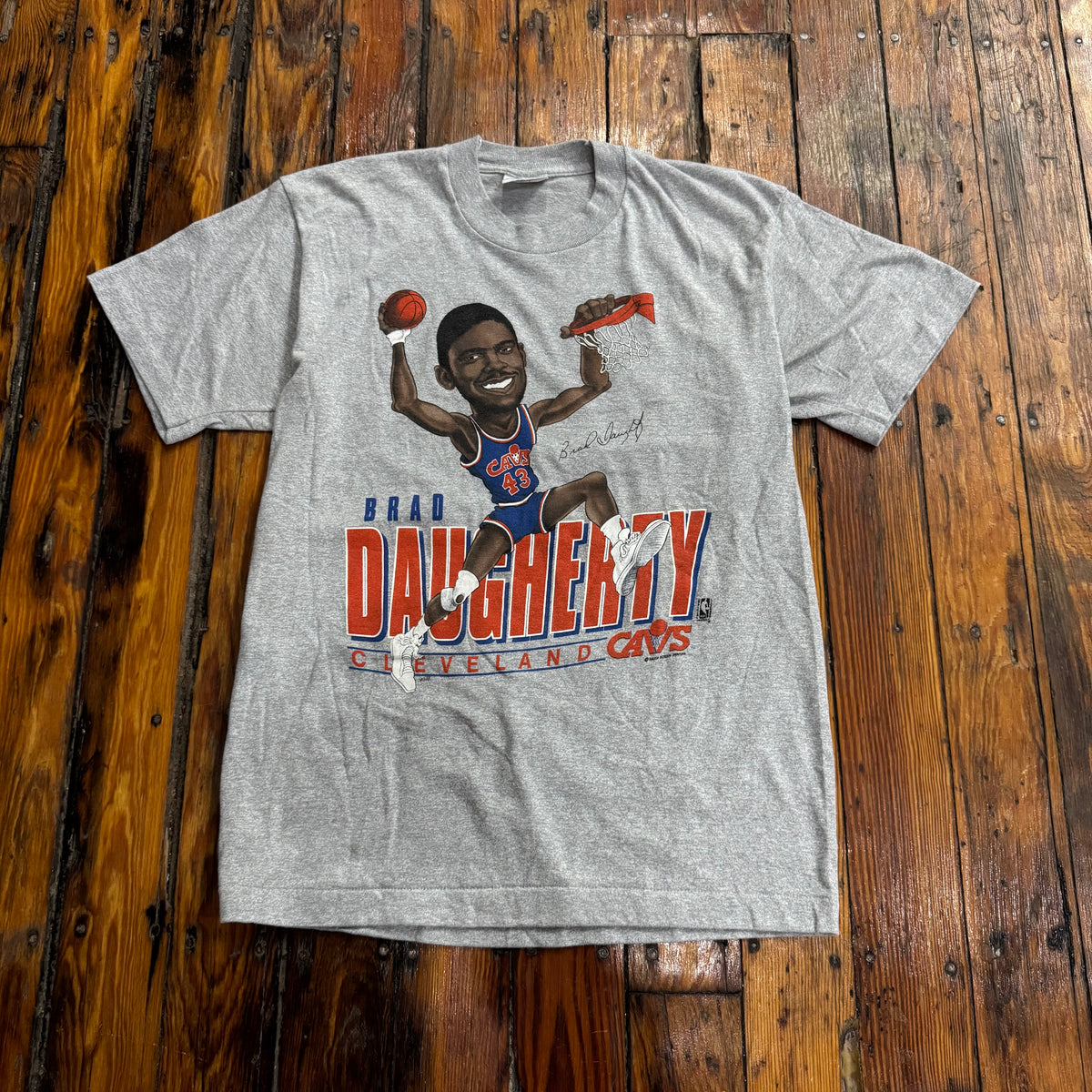 Vintage Cleveland Cavs Brad Daugherty T-shirt Sz L