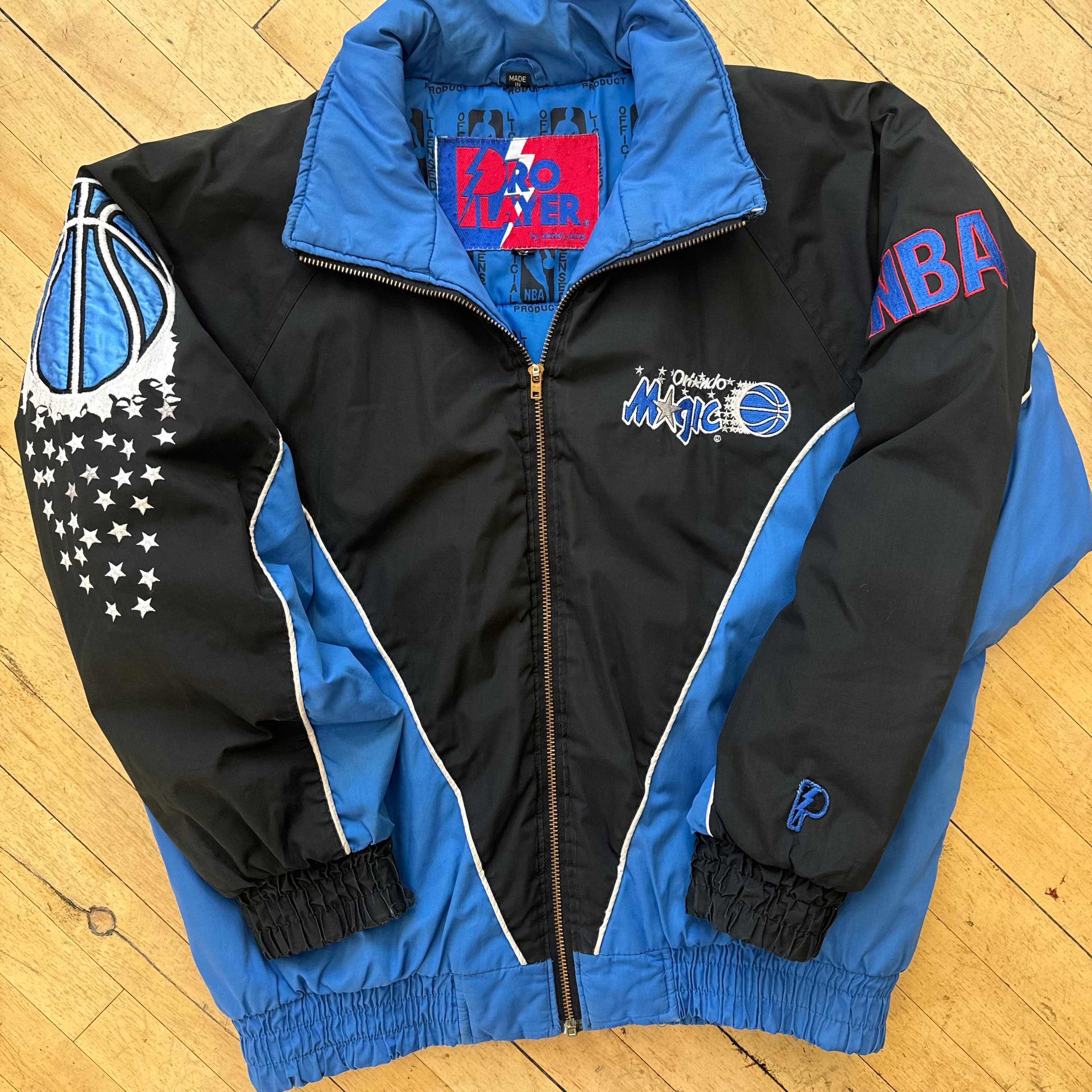 Vintage Orlando Magic ProPlayer Puffer Jacket Sz M
