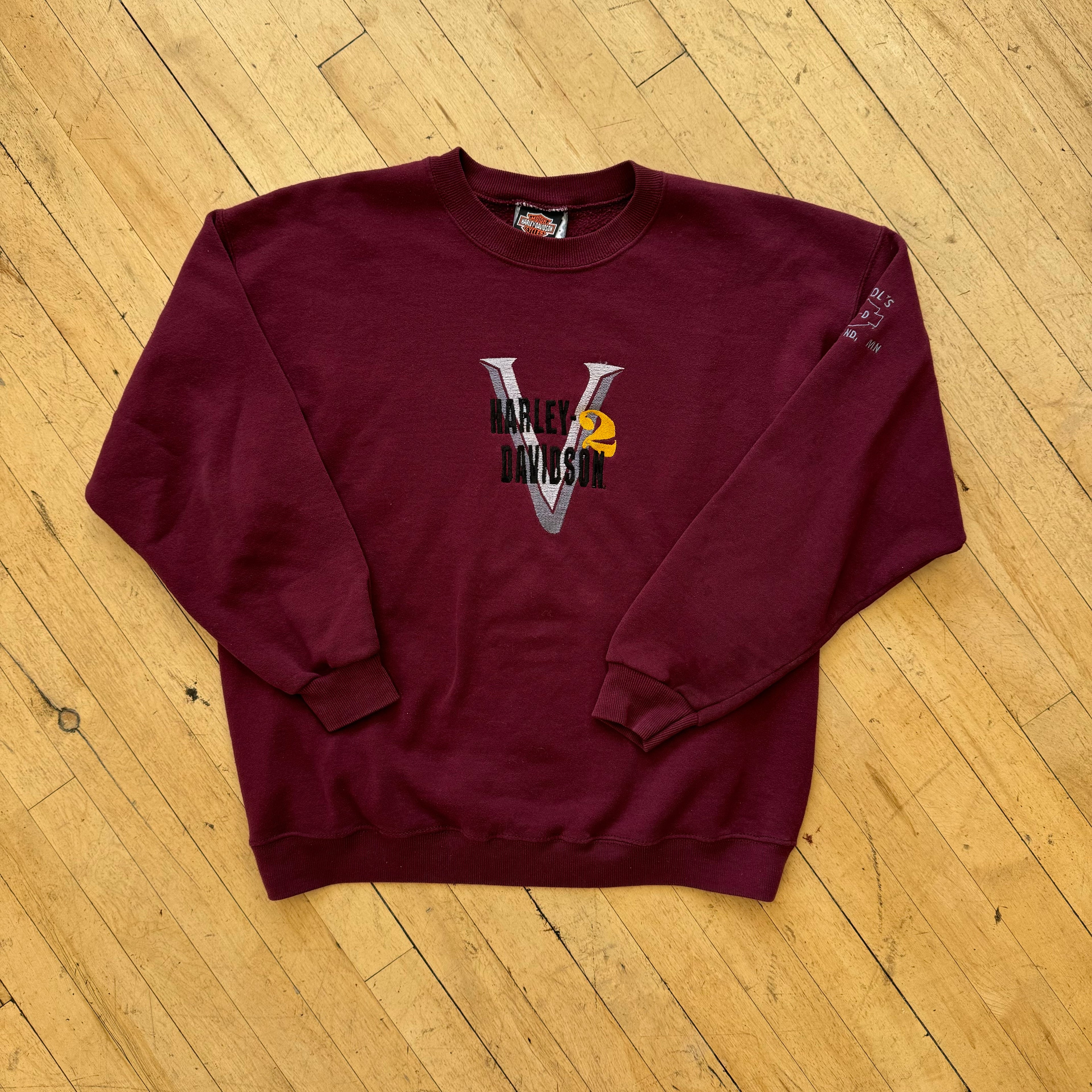 Vintage Harley Davidson V2 Crewneck Sz XL
