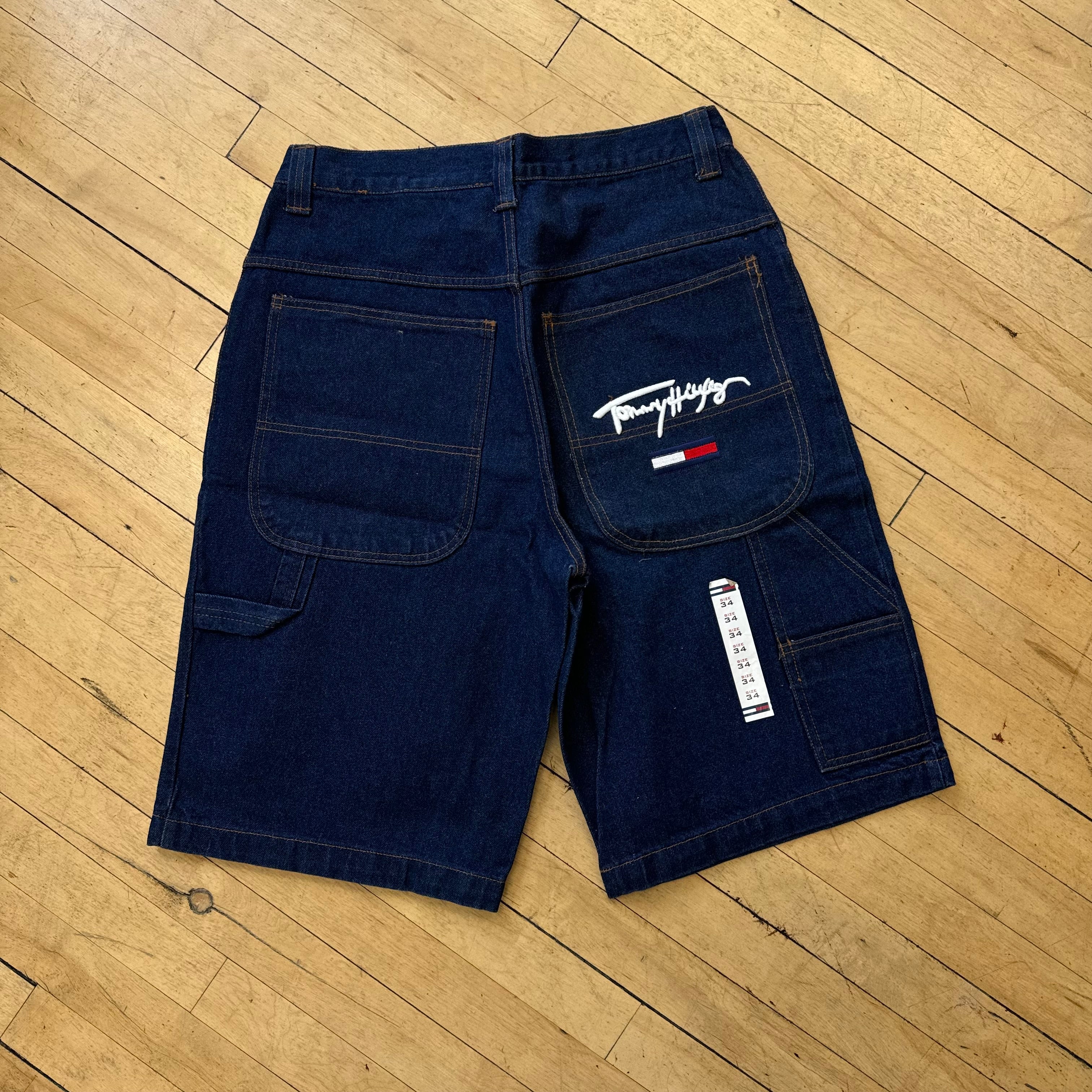 Vintage Bootleg Tommy Embroidered Jorts