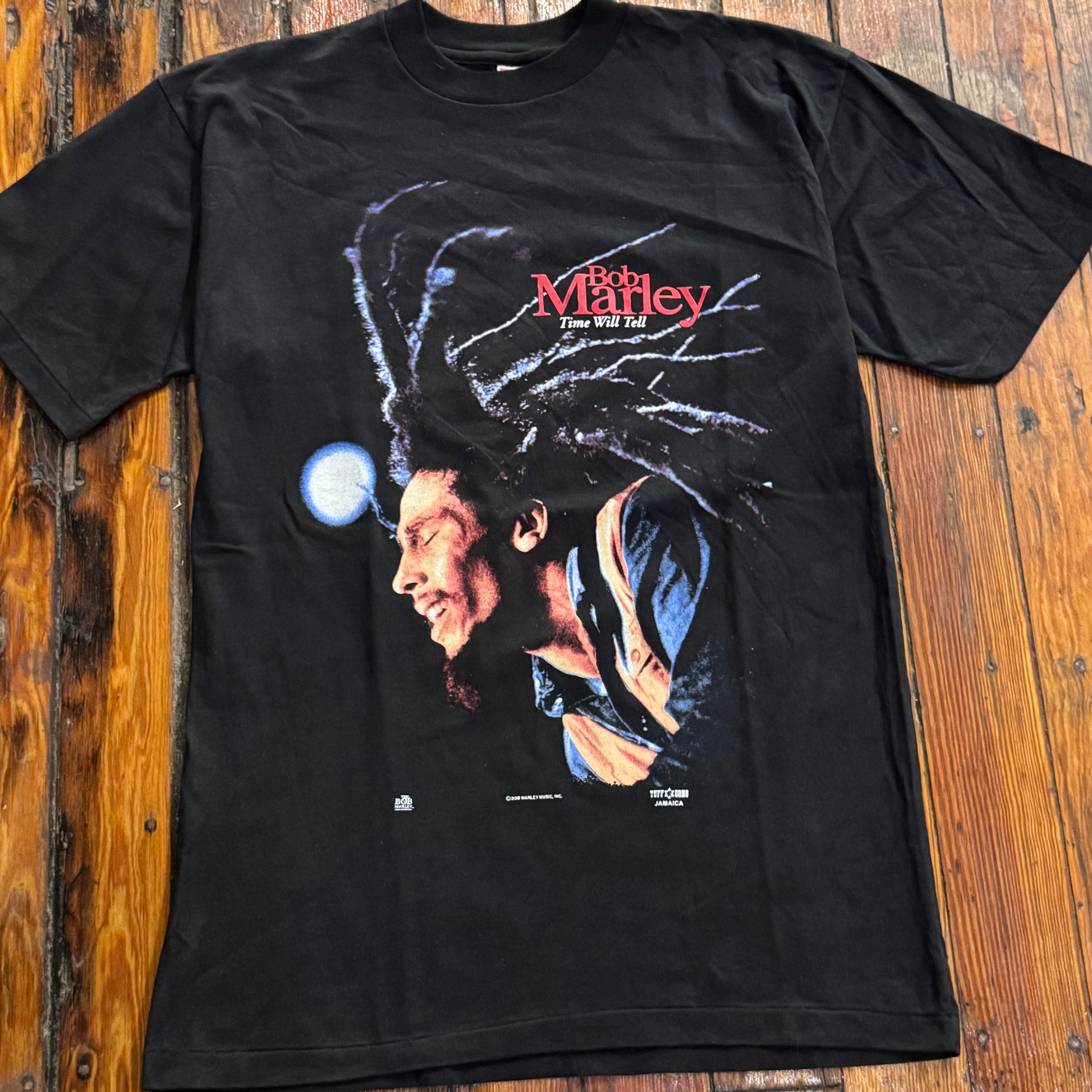 Vintage Bob Marley Time will Tell T-shirt Sz XL