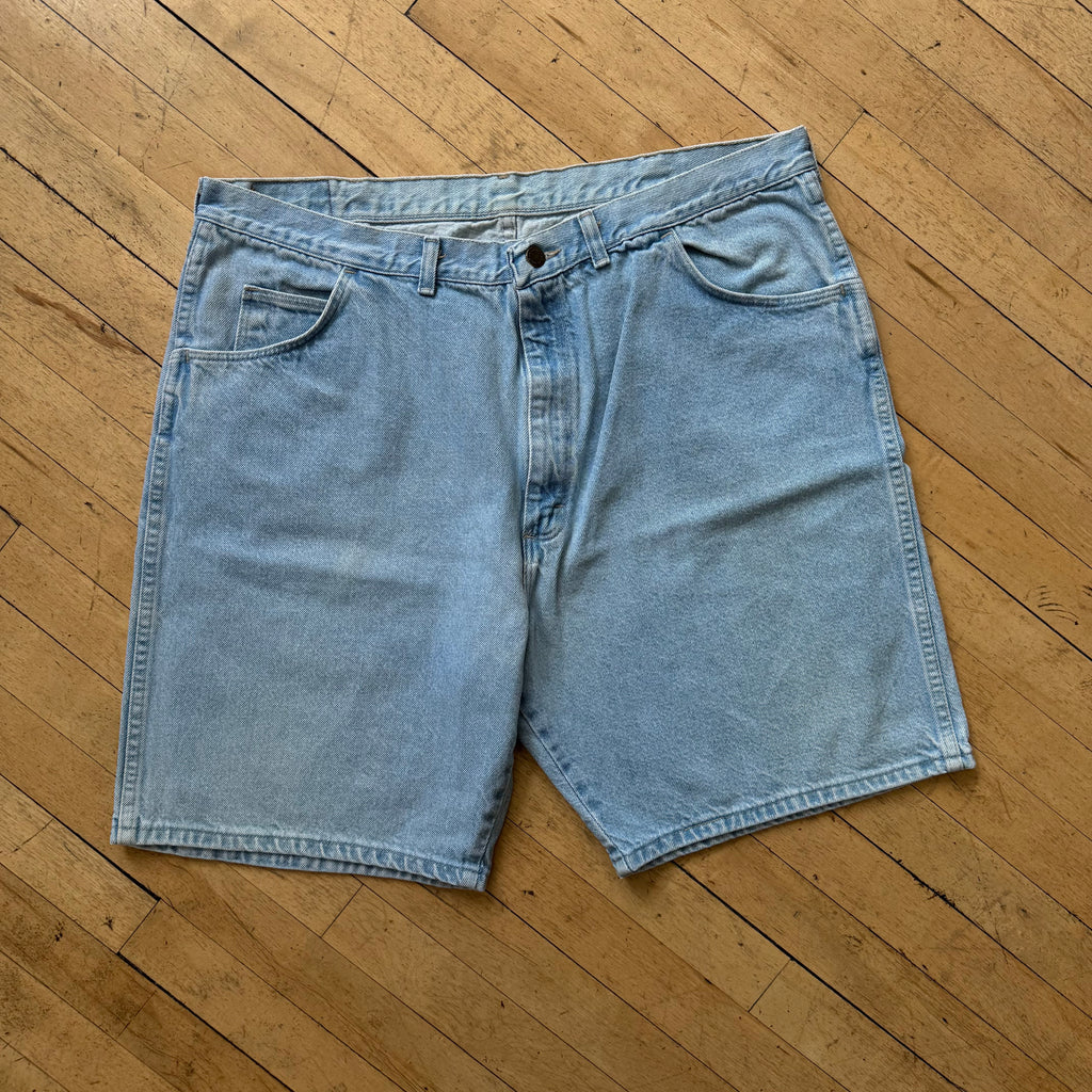 Vintage Light Wash Wrangler Denim Jean Shorts Sz 42