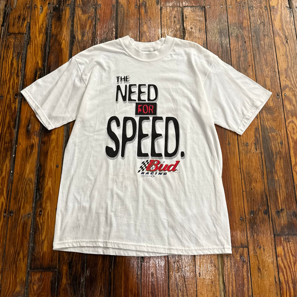 Vintage Bud Racing Need For Speed Sz XL