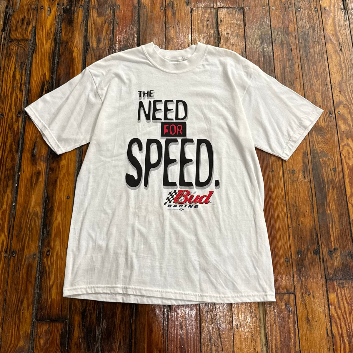 Vintage Bud Racing Need For Speed Sz XL