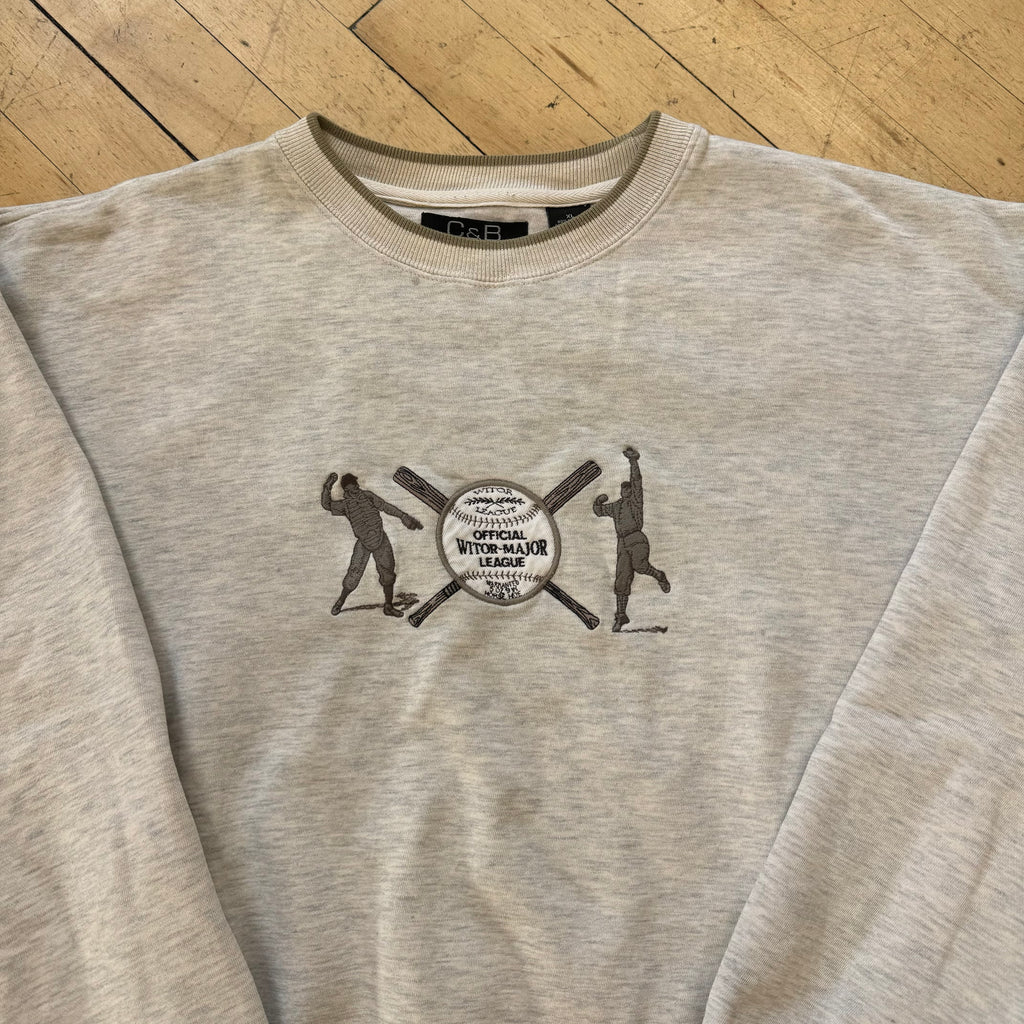 Vintage Witor Major League Baseball CrewNeck Sz XL