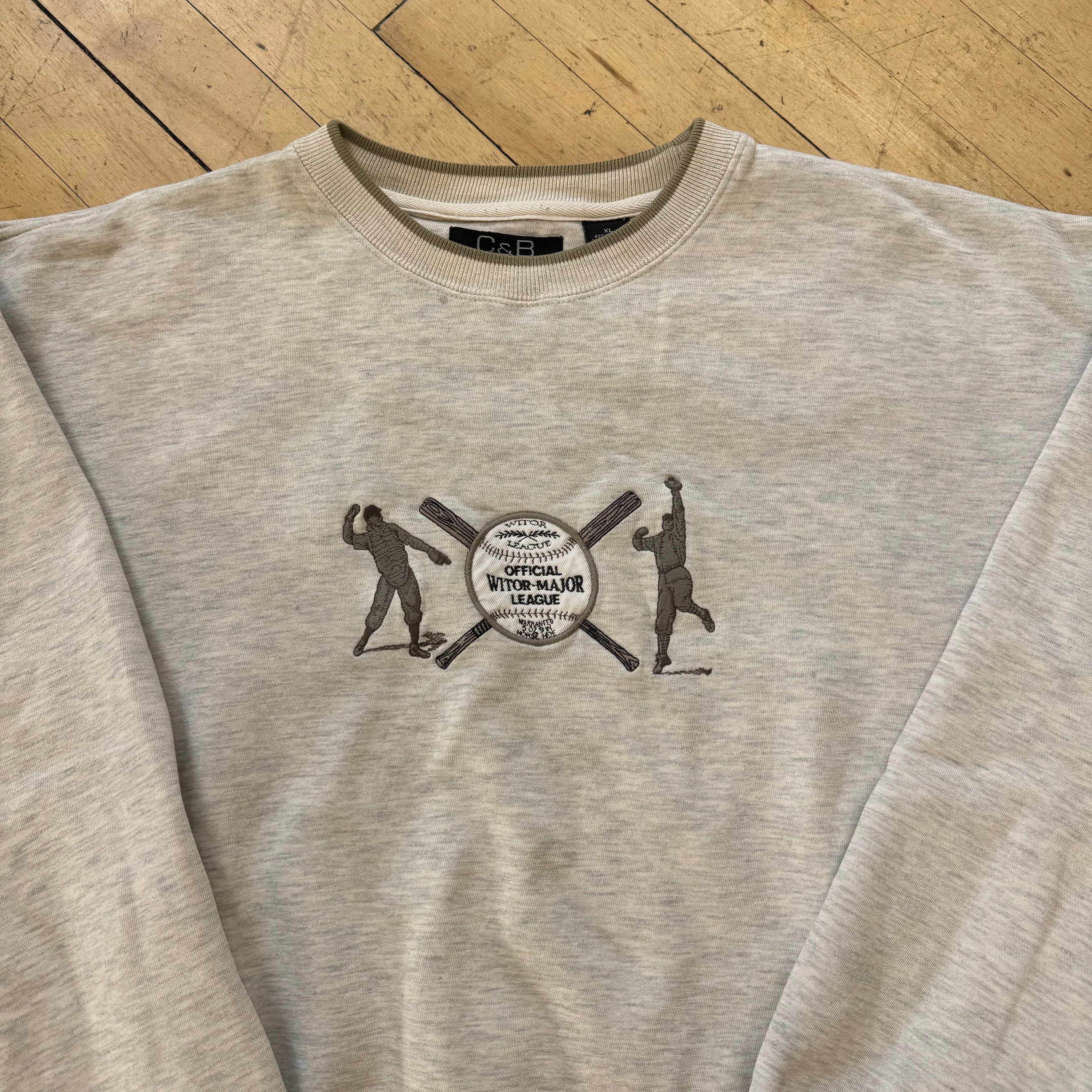 Vintage Witor Major League Baseball CrewNeck Sz XL