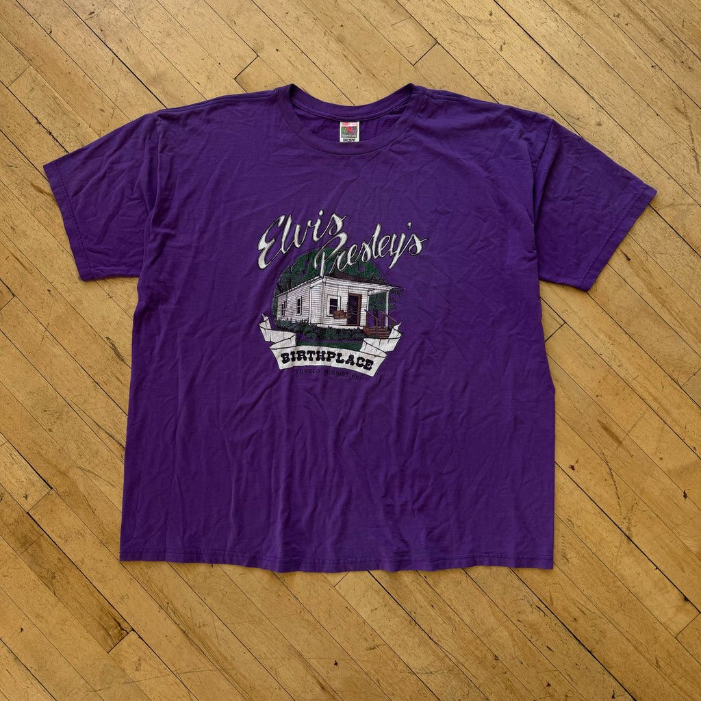 Vintage Elvis Presley BirthPlace T-shirt Sz XXXL