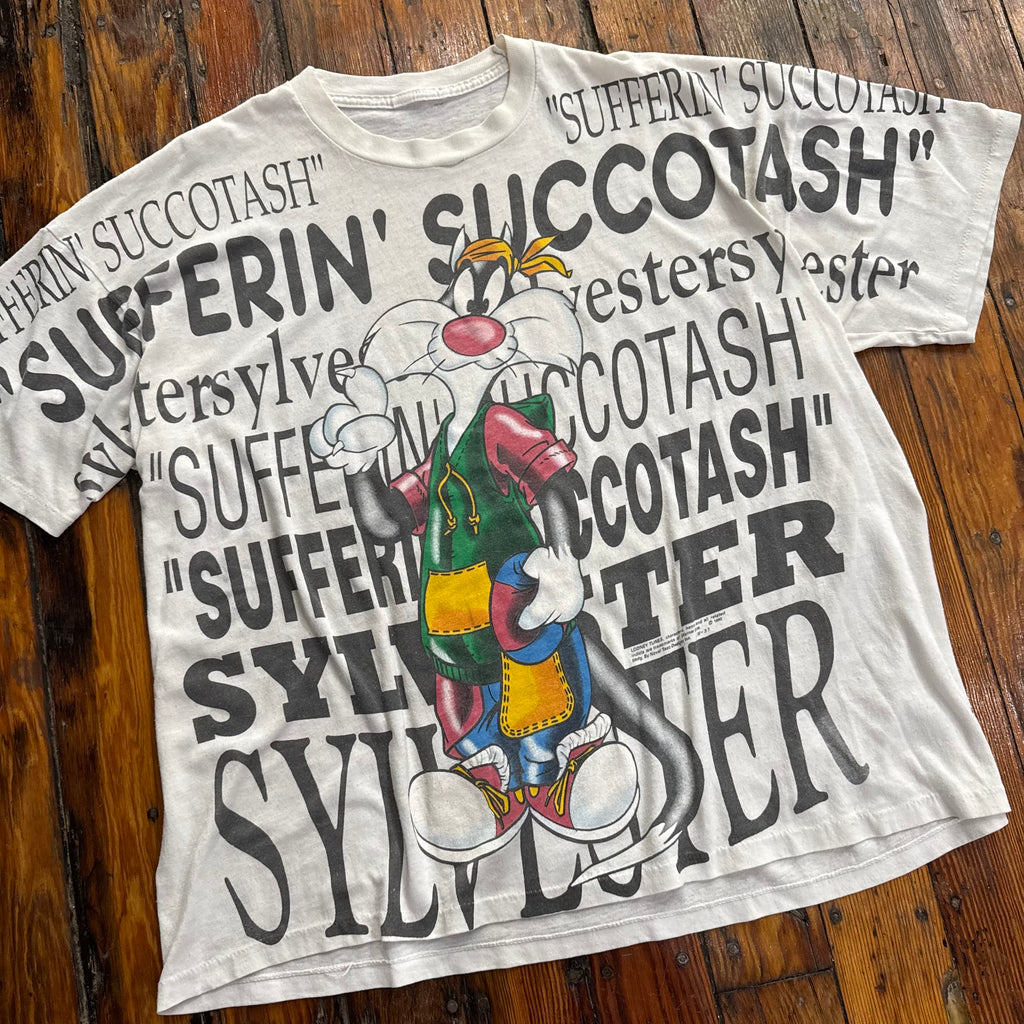 Vintage Sylvester Looney Tunes T-shirt Sz XL